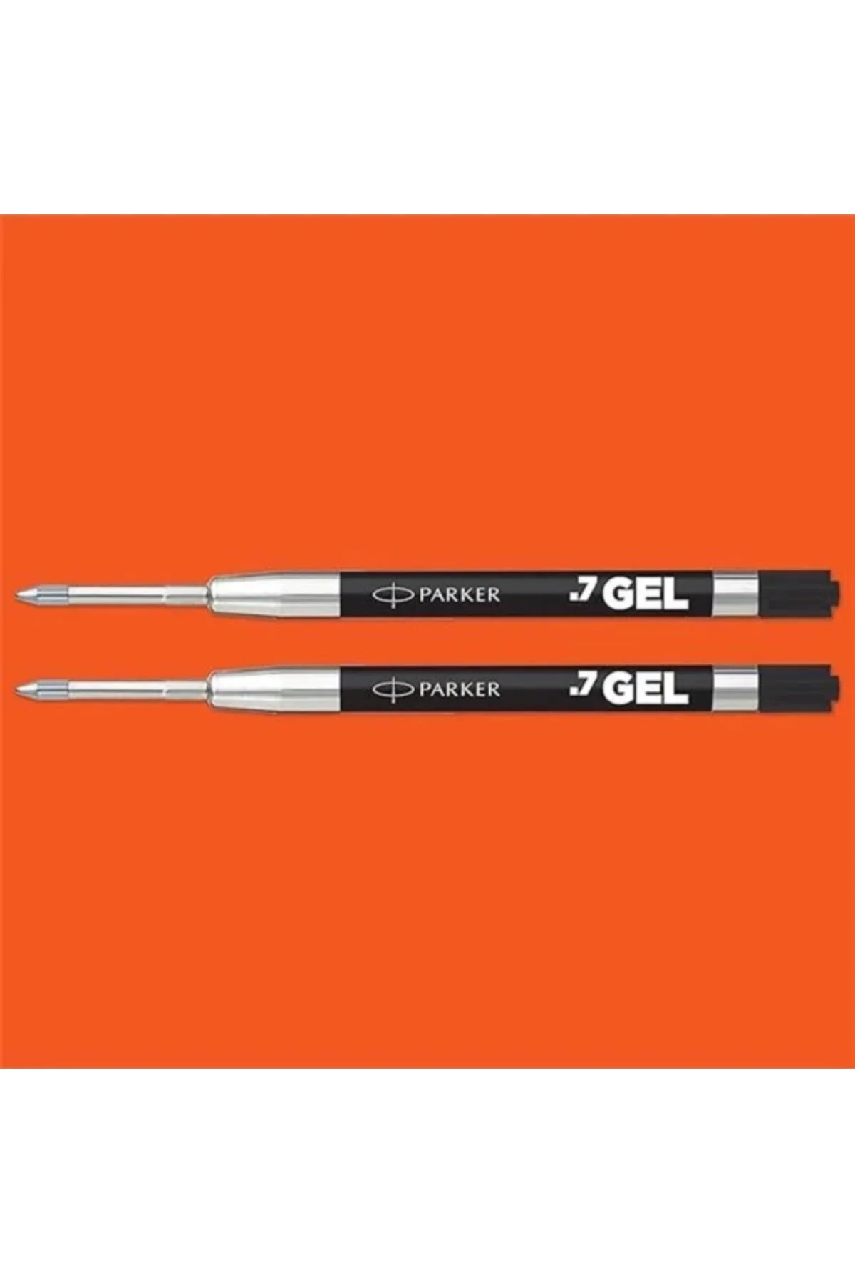 Jel Kalem Refill, Plastik Gövde, 2'li Blister, M uç, Siyah 2li paket