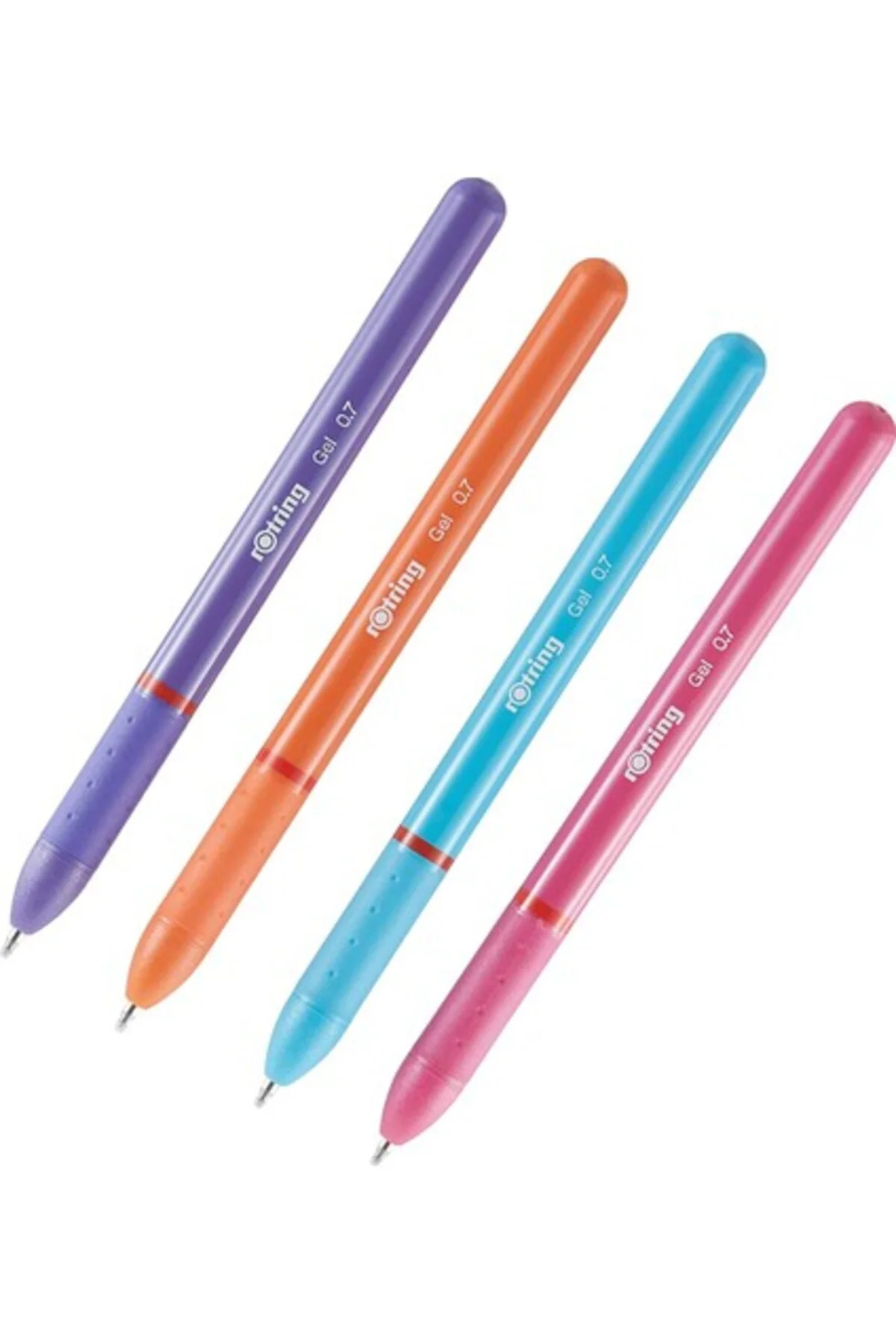 Jel Mürekkepli Tükenmez Kalem 4'lü, Canlı Renkler