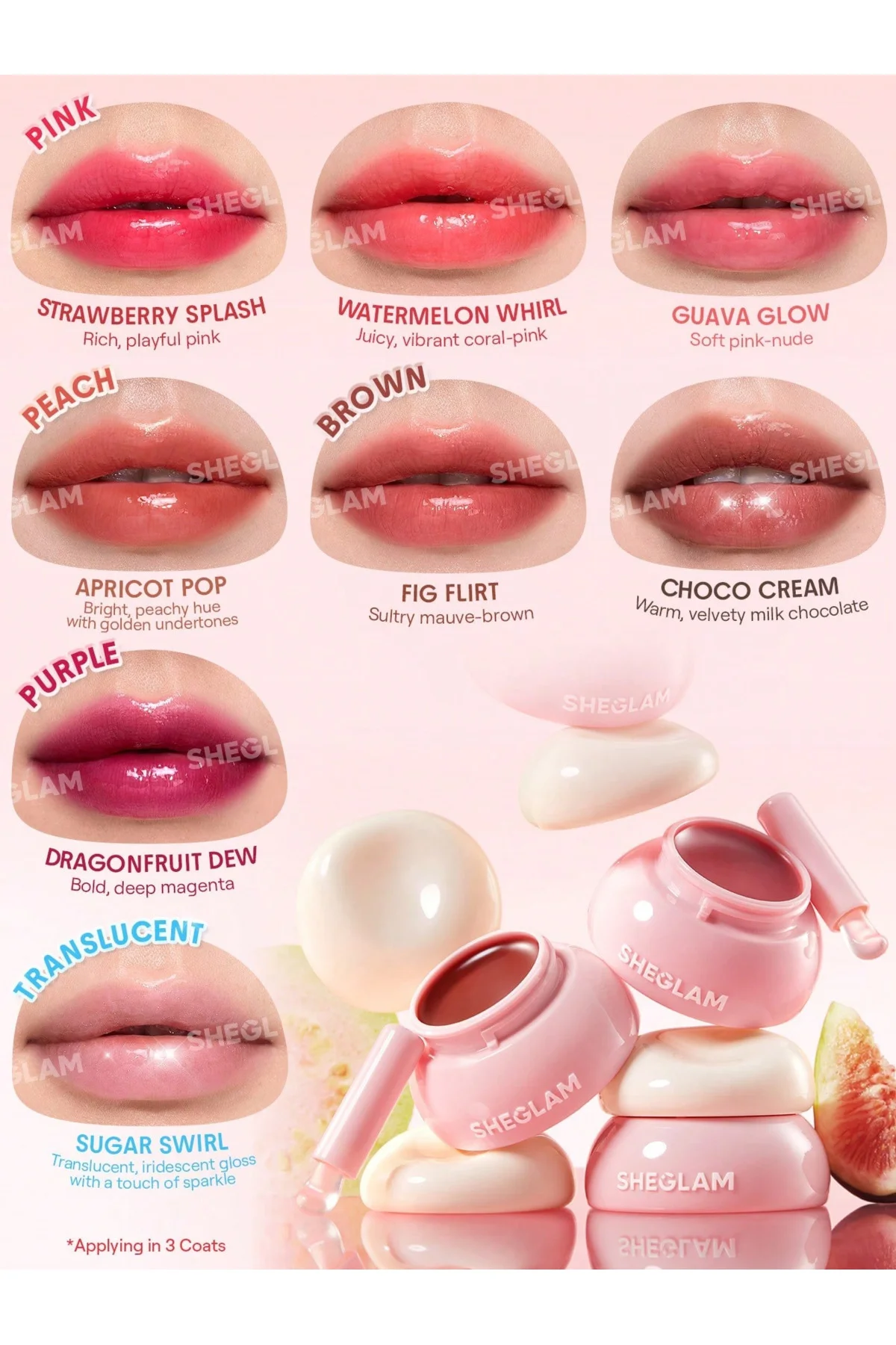 Jelly Glow – Watermelon Whirl Aromalı Dudak Jölesi -