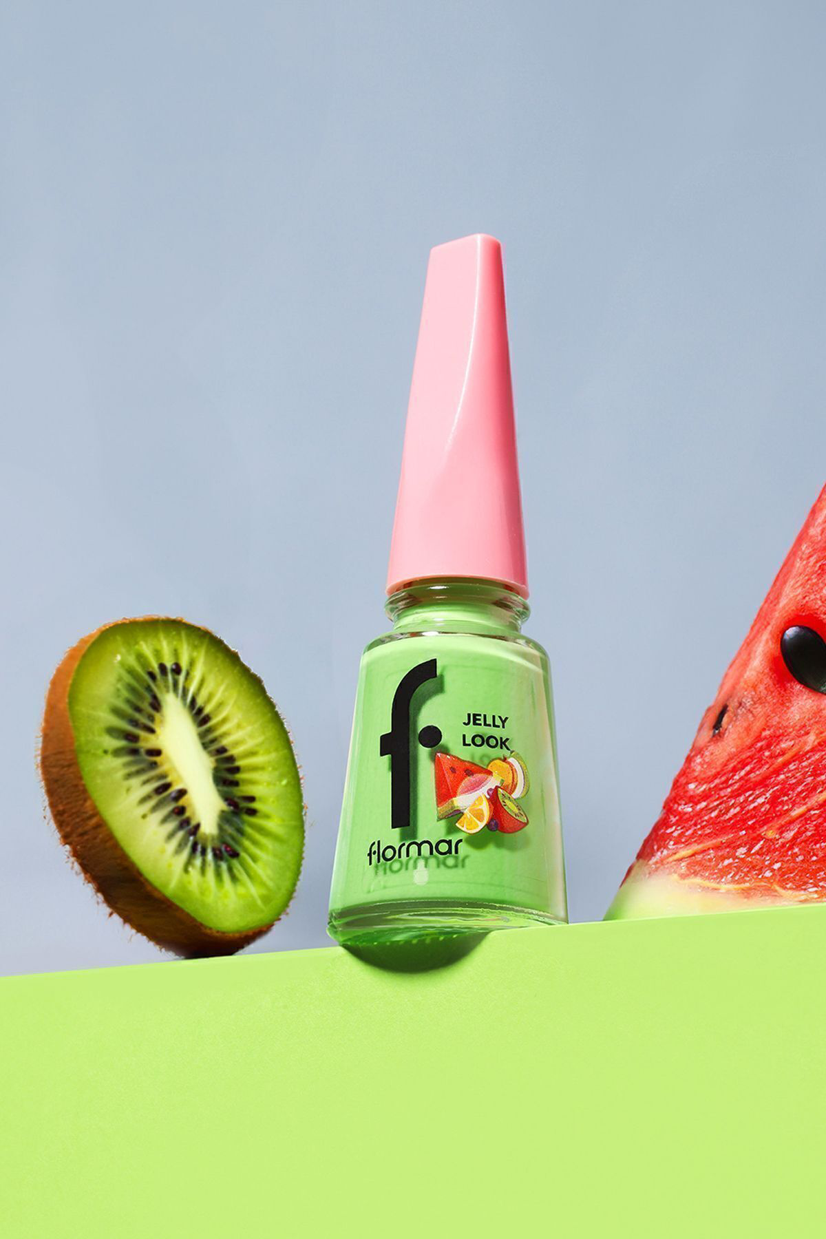 Flormar Jelly Look Yüksek Pigmentli & Parlak Bitişli Jel Görünümlü Oje