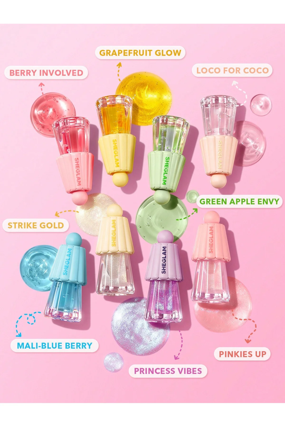 Jelly Wow Nemlendirici Dudak Yağı – Pinkies Up - (Şeffaf Pembe)