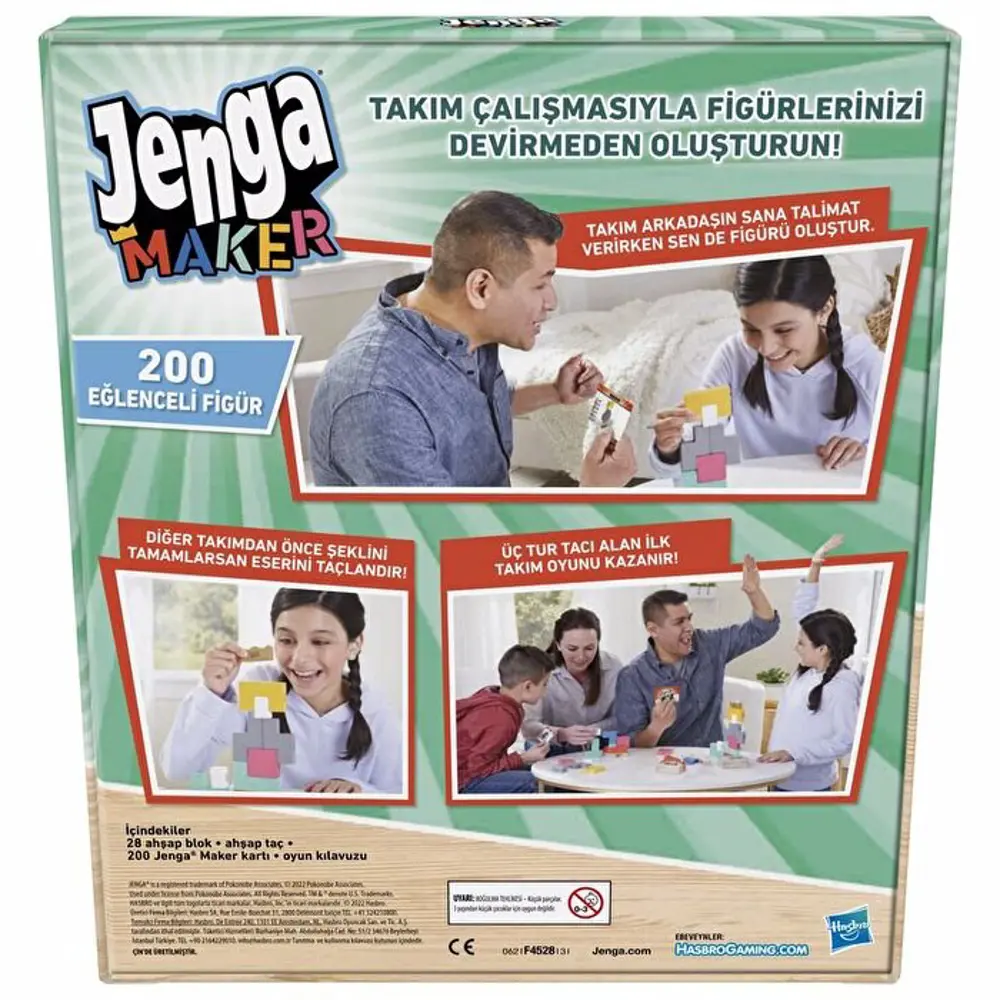 Jenga Maker Denge Oyunu F4528 Jenga Maker Denge Oyunu F4528