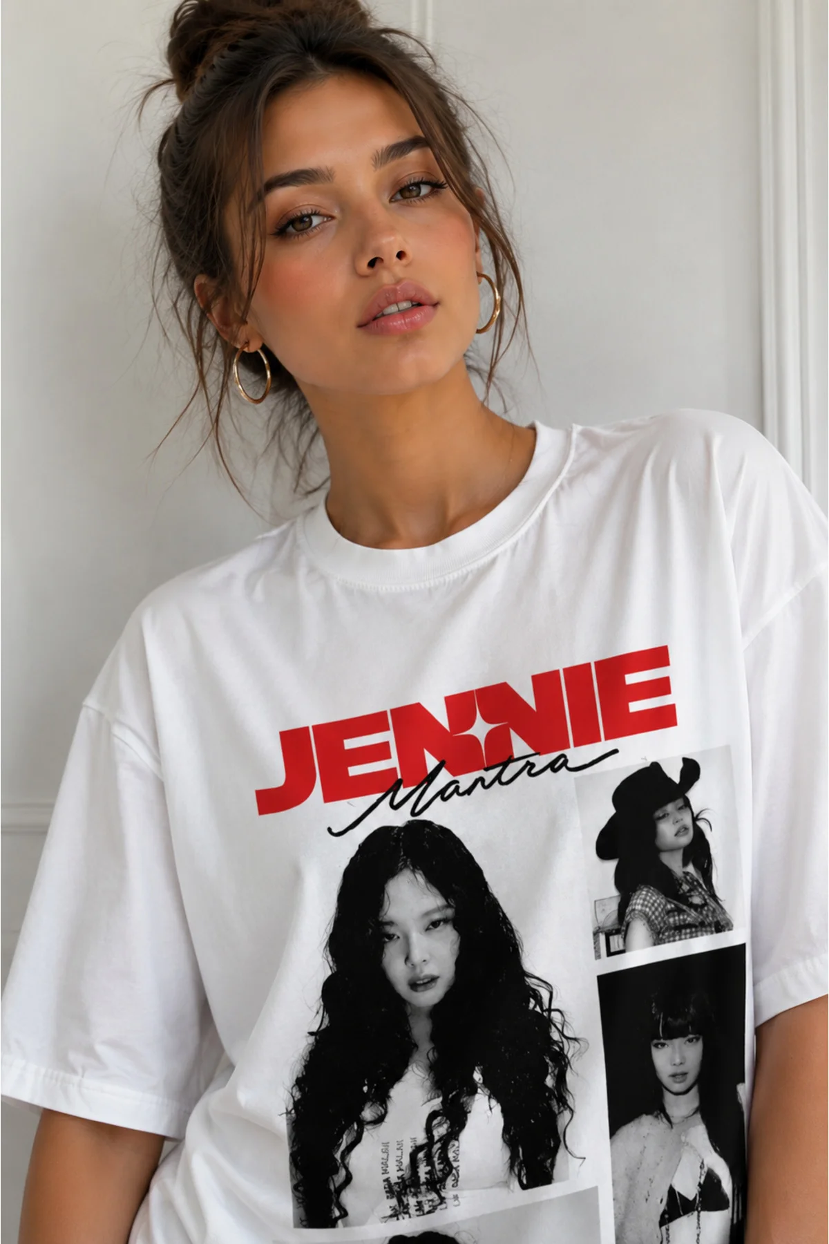 JENNIE Mantra Oversize Tişört