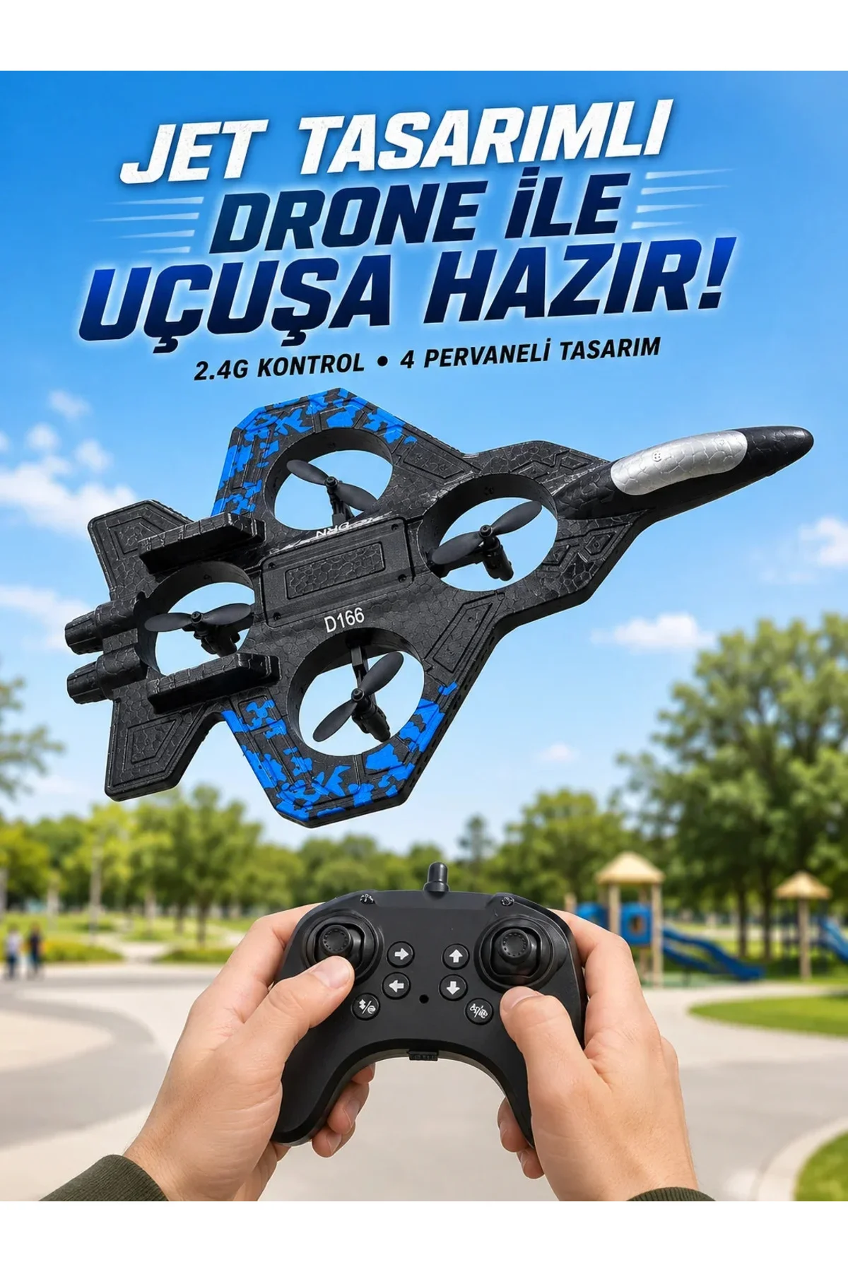Jet Tasarımlı Uzaktan Kumandalı Drone 4 Pervaneli 2.4G 360 Derece Takla LED Işıklı Uçak Jet Tasarımlı Uzaktan Kumandalı Drone 4 Pervaneli 2.4G 360 Derece Takla LED Işıklı Uçak