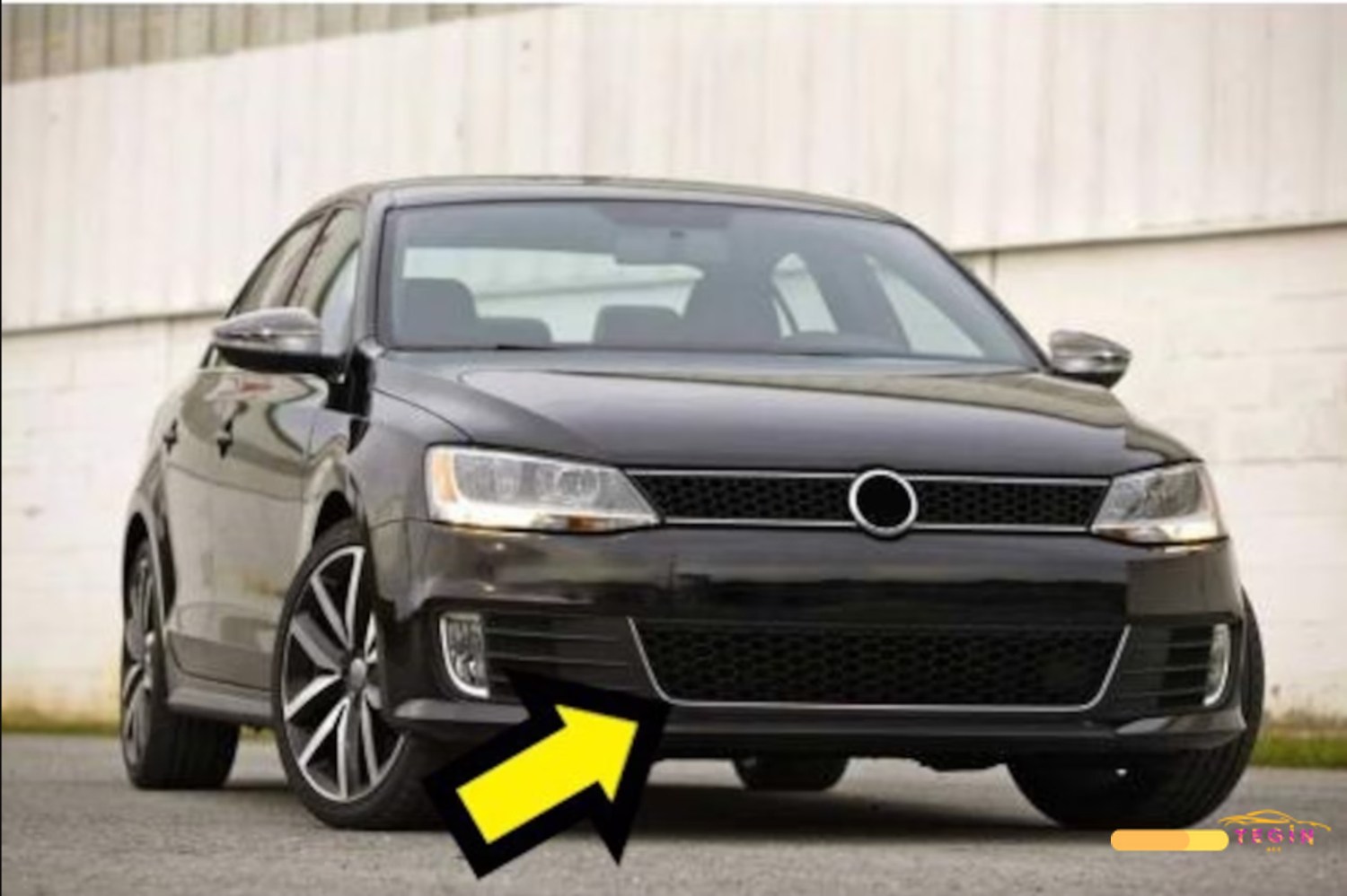 Jetta 6 SD 2011-2014 Premium Ön Tampon U Çıtası Paslanmaz Çelik