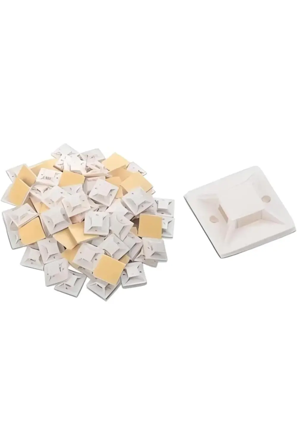 jevnna Kroşe 19x19 mm – 100 Adet | Kuvvetli Çift Taraflı Bantlı K