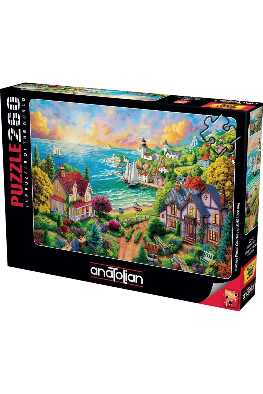 jevnna Puzzle - Sahildeki Köy / 260 Parça Puzzle, #3343 tool 6462 jevnna Puzzle - Sahildeki Köy / 260 Parça Puzzle, #3343 tool 6462