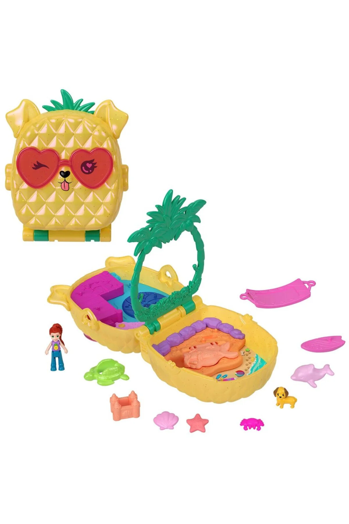 JFV00 NessiWorld Ananas Köpekçik Plajı Oyun Seti