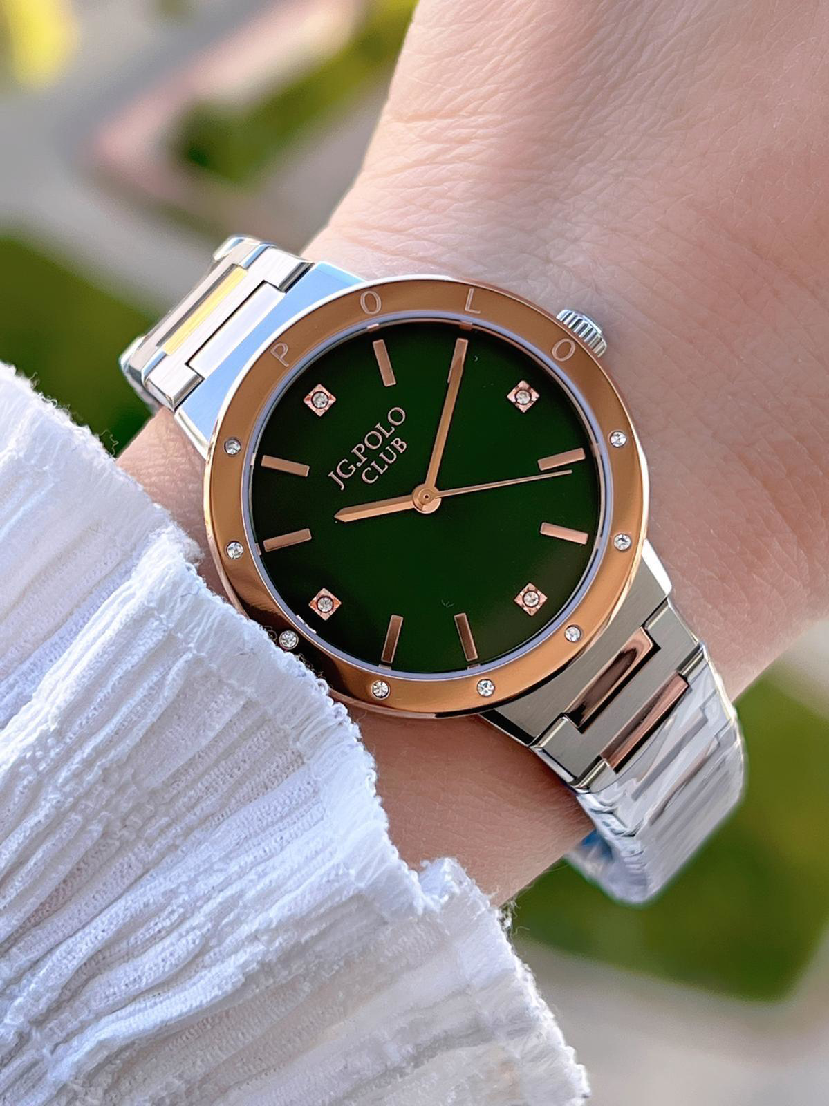 Jg.Polo Club Çelik Kasa & Kordon Kararma Ve Renk Atma Yapmaz Kadı