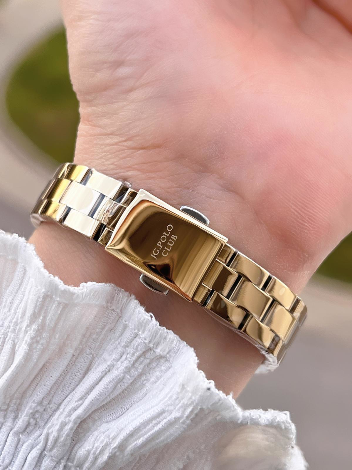 Jg.Polo Club Çelik Kasa & Kordon Kararma Ve Renk Atma Yapmaz Kadı