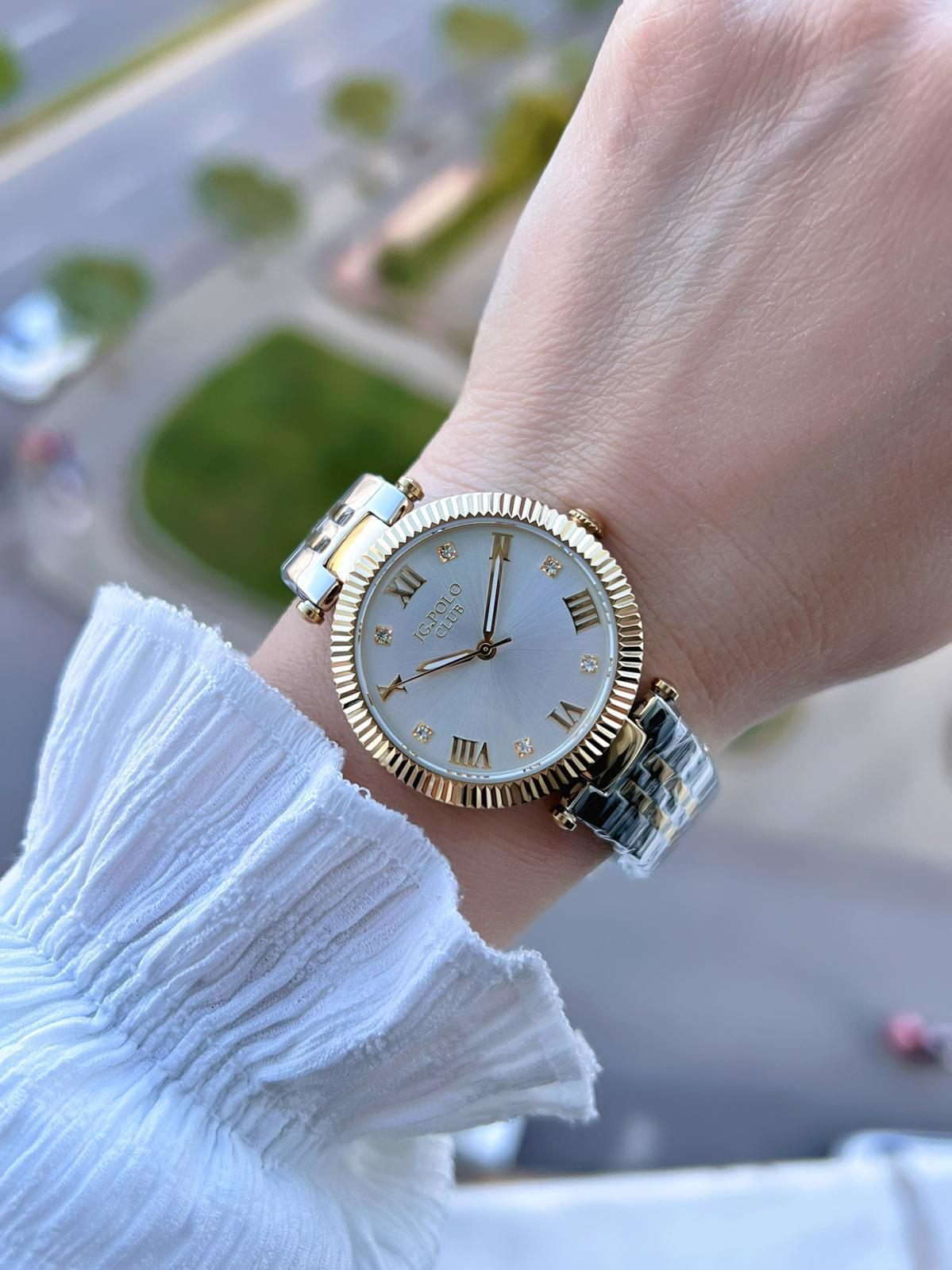 Jg.Polo Club Çelik Kasa & Kordon Kararma Ve Renk Atma Yapmaz Kadı