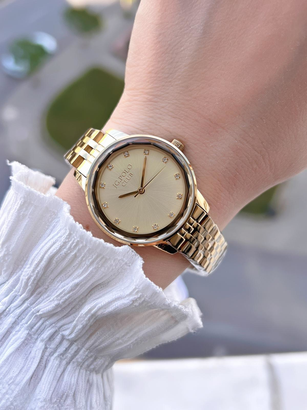 Jg.Polo Club Çelik Kasa & Kordon Kararma Ve Renk Atma Yapmaz Kadı