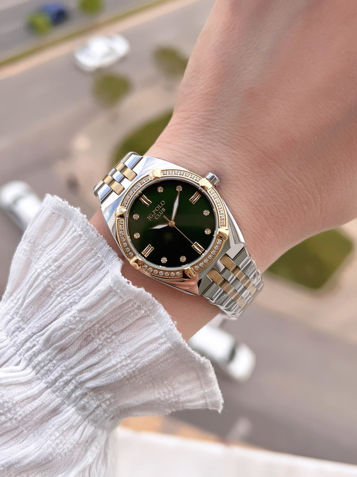 Jg.Polo Club Çelik Kasa & Kordon Kararma Ve Renk Atma Yapmaz Kadı