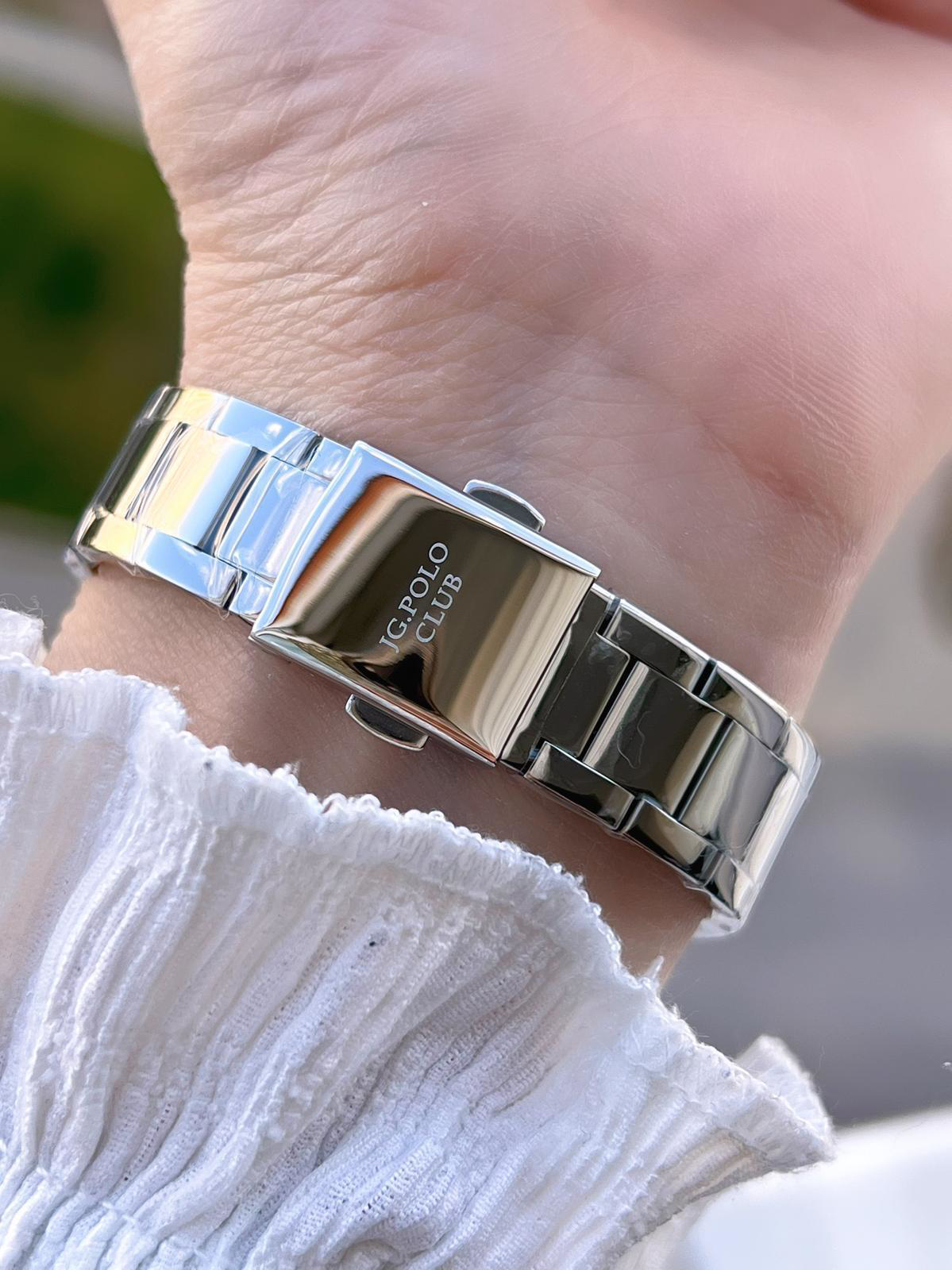 Jg.Polo Club Çelik Kasa & Kordon Kararma Ve Renk Atma Yapmaz Kadı