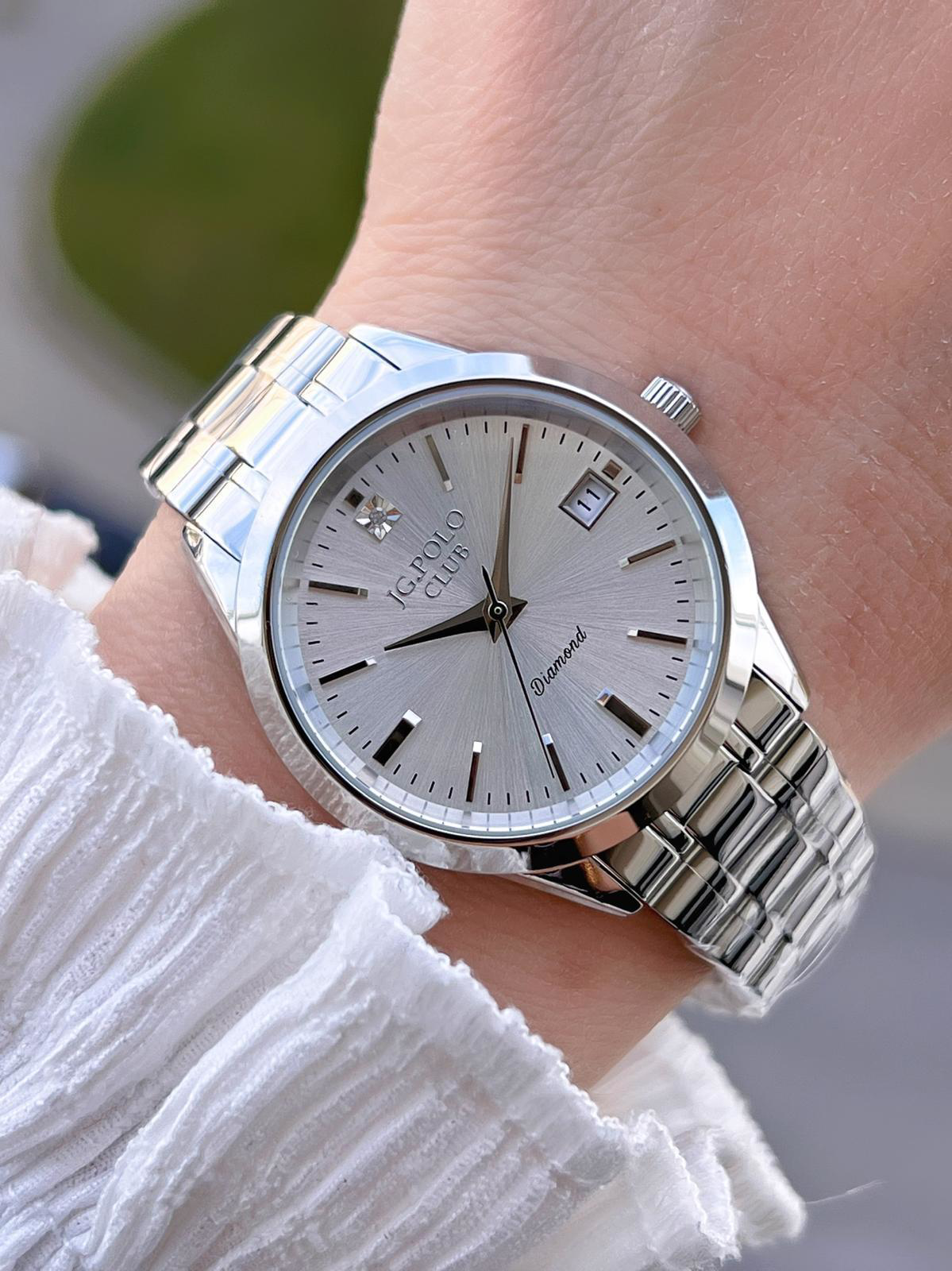 Jg.Polo Club Çelik Kasa & Kordon Kararma Ve Renk Atma Yapmaz Kadı