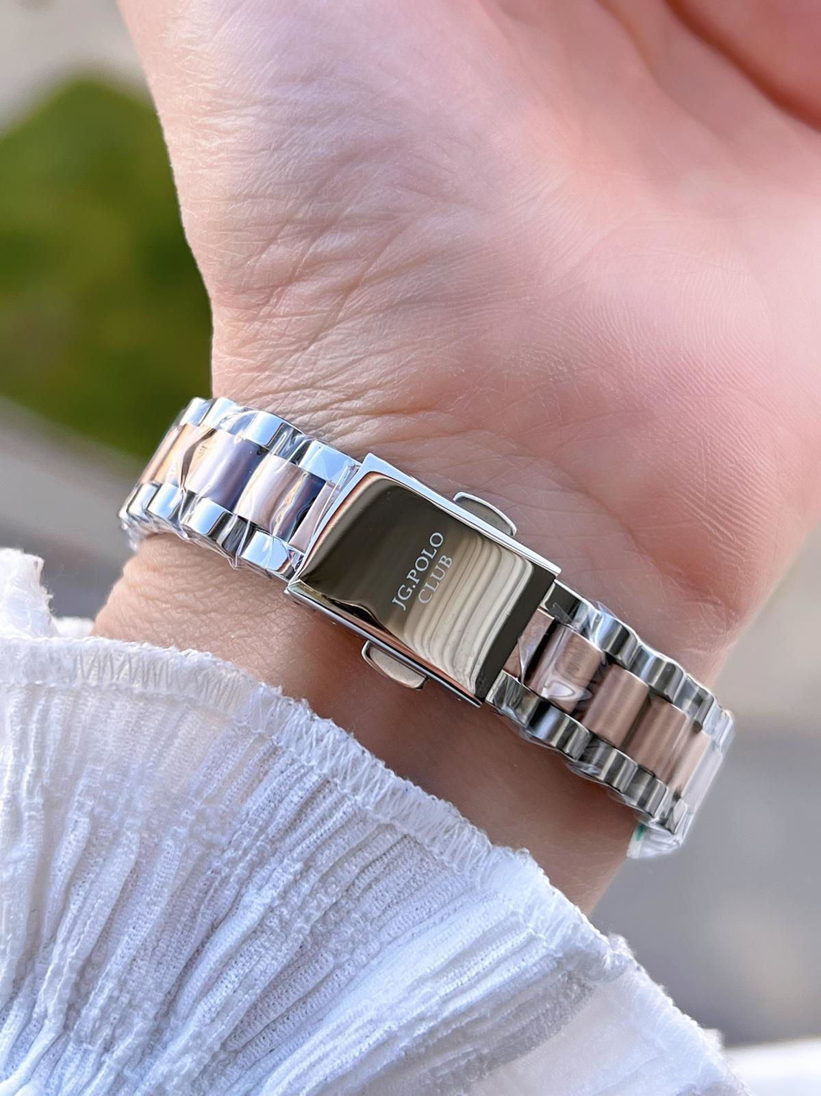 Jg.Polo Club Çelik Kasa & Kordon Kararma Ve Renk Atma Yapmaz Kadı