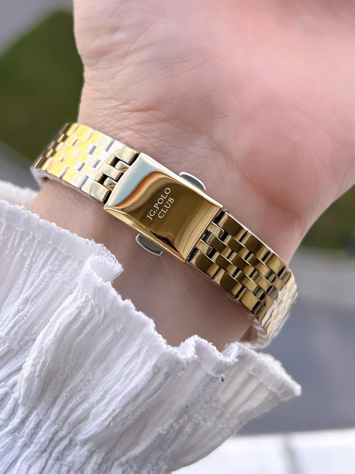 Jg.Polo Club Çelik Kasa & Kordon Kararma Ve Renk Atma Yapmaz Kadı