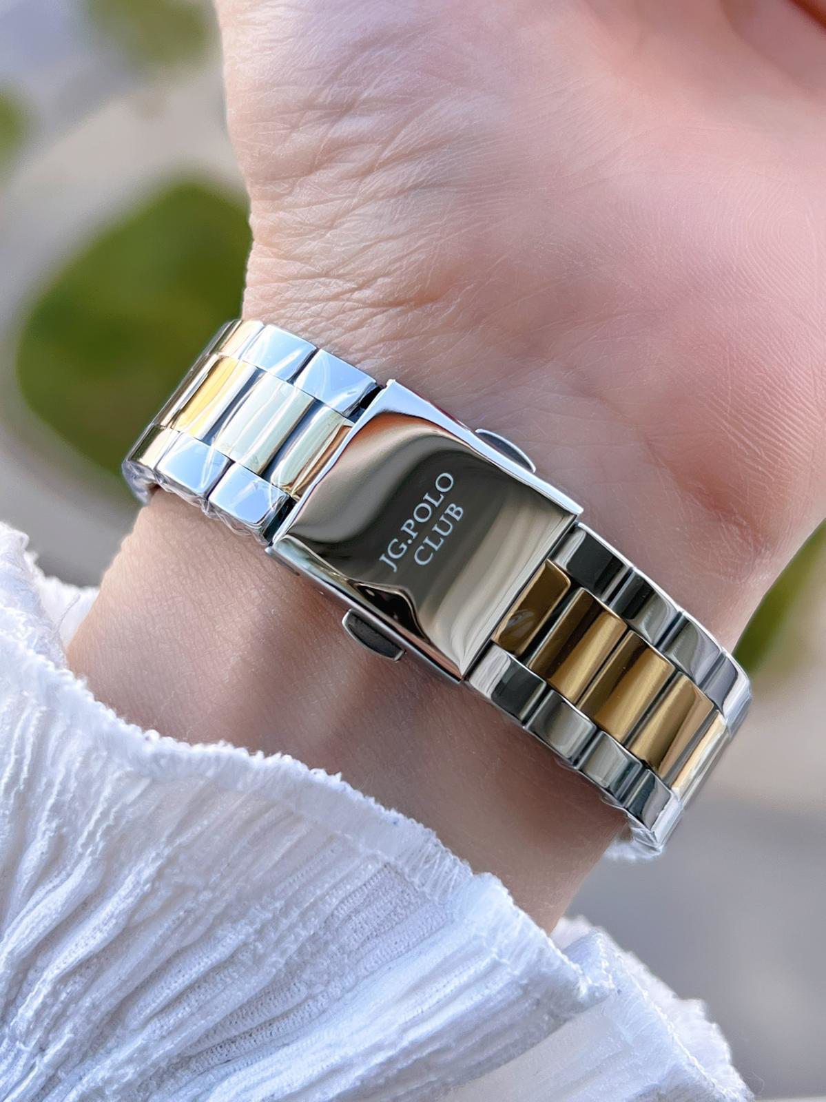 Jg.Polo Club Çelik Kasa & Kordon Kararma Ve Renk Atma Yapmaz Kadı