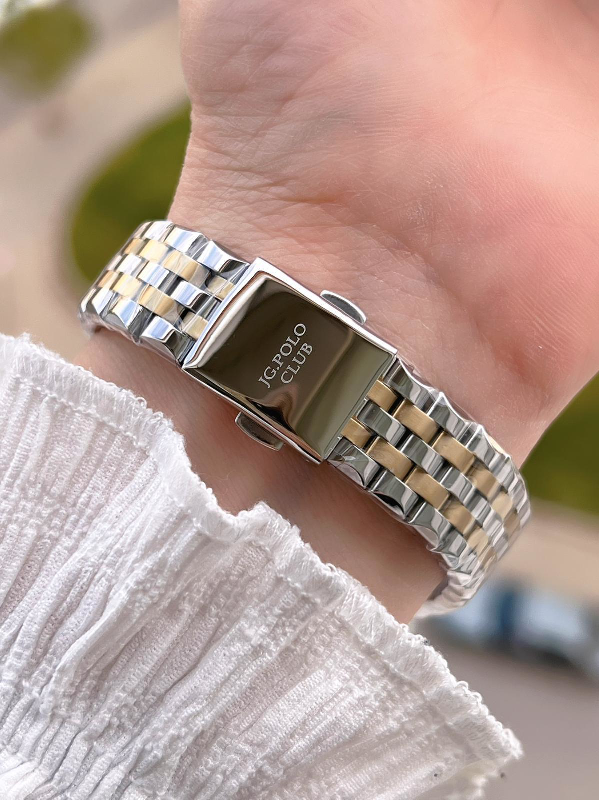 Jg.Polo Club Çelik Kasa & Kordon Kararma Ve Renk Atma Yapmaz Kadı