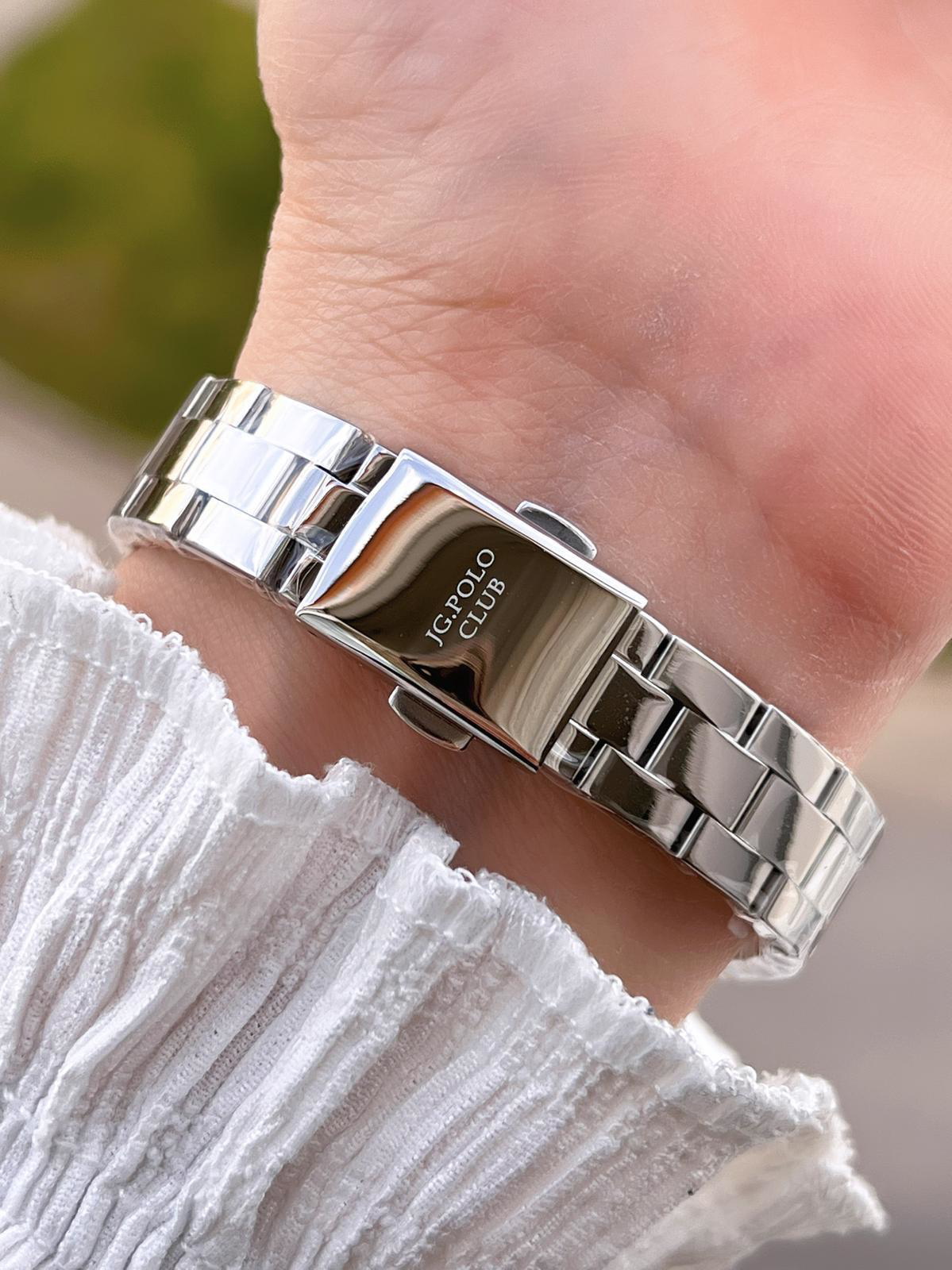 Jg.Polo Club Çelik Kasa & Kordon Kararma Ve Renk Atma Yapmaz Kadı