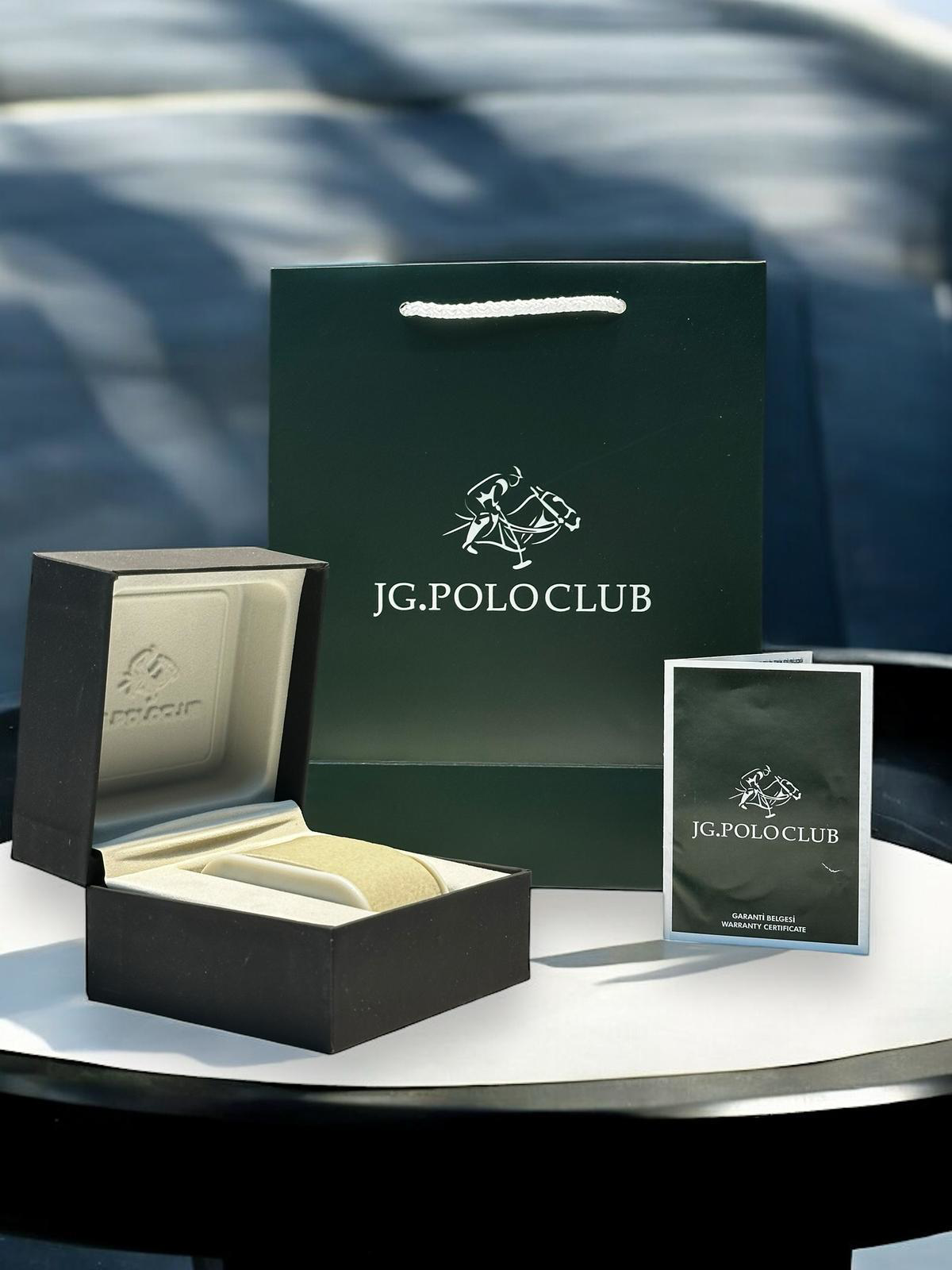 Jg.Polo Club Çelik Kasa & Kordon Kararma Ve Renk Atma Yapmaz Kadı