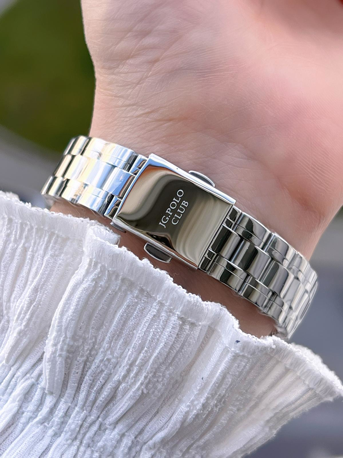 Jg.Polo Club Çelik Kasa & Kordon Kararma Ve Renk Atma Yapmaz Kadı