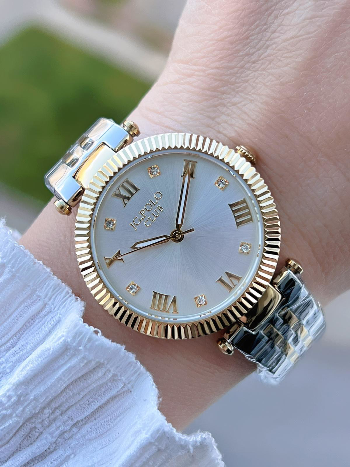 Jg.Polo Club Çelik Kasa & Kordon Kararma Ve Renk Atma Yapmaz Kadı