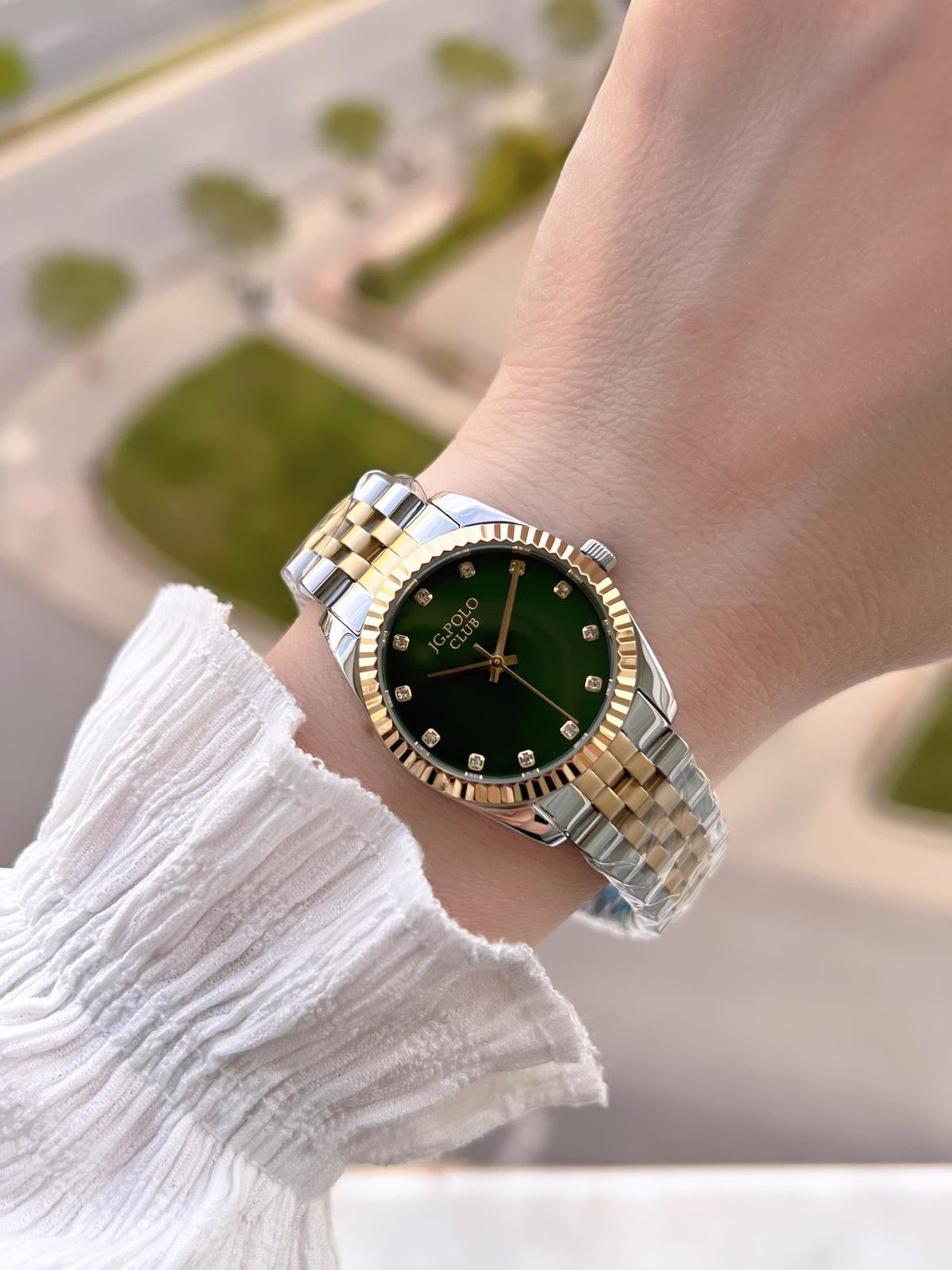 Jg.Polo Club Çelik Kasa & Kordon Kararma Ve Renk Atma Yapmaz Kadı