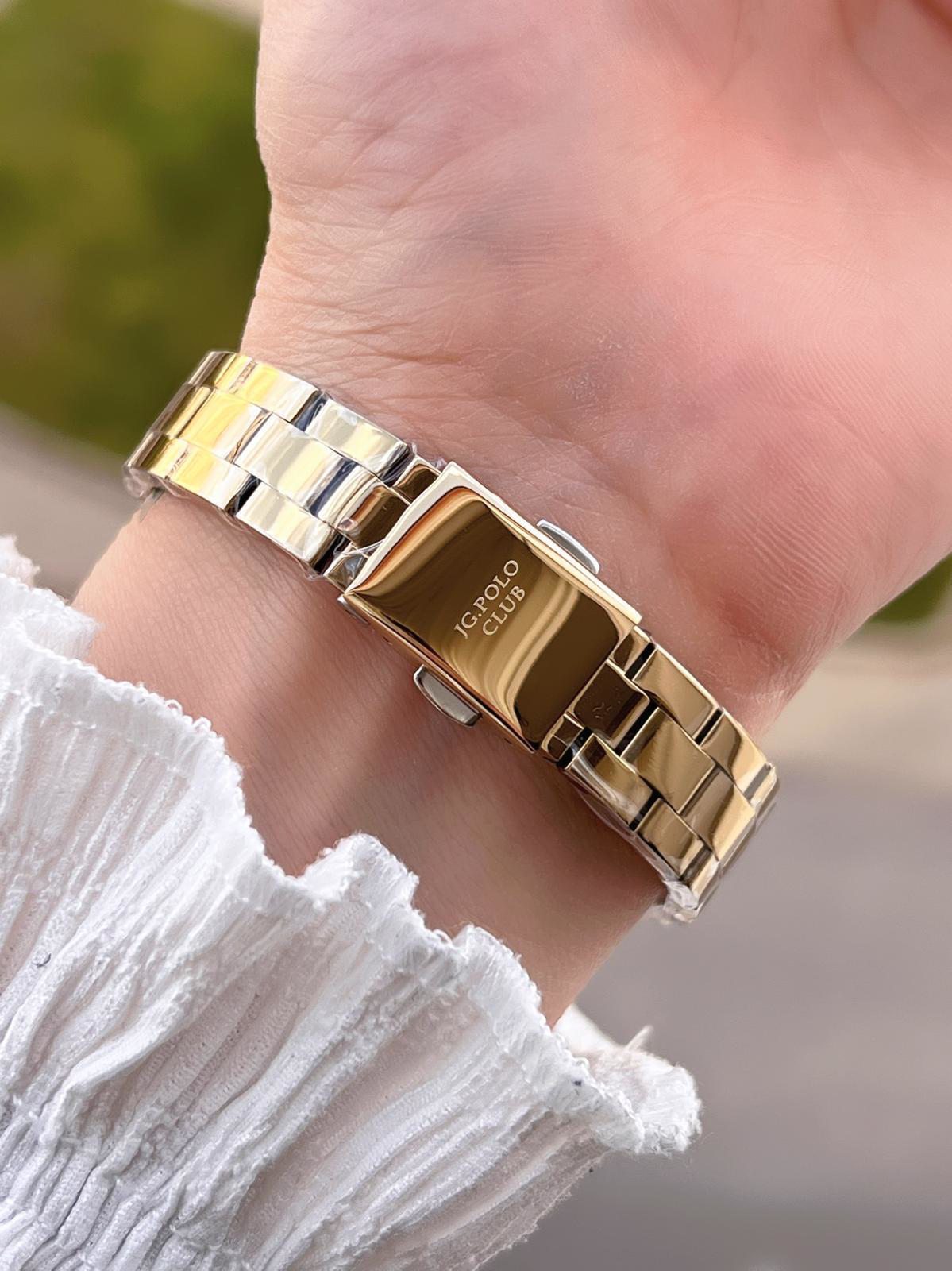 Jg.Polo Club Çelik Kasa & Kordon Kararma Ve Renk Atma Yapmaz Kadı