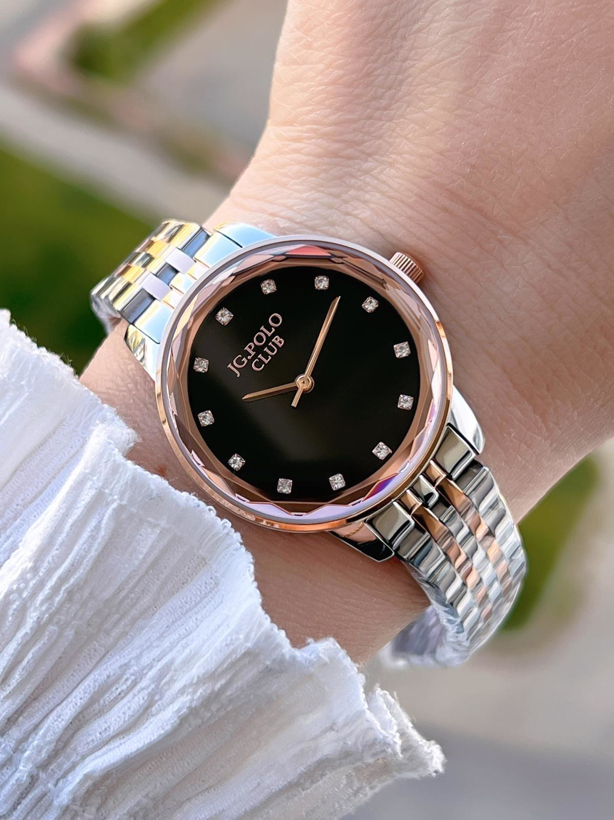 Jg.Polo Club Çelik Kasa & Kordon Kararma Ve Renk Atma Yapmaz Kadı