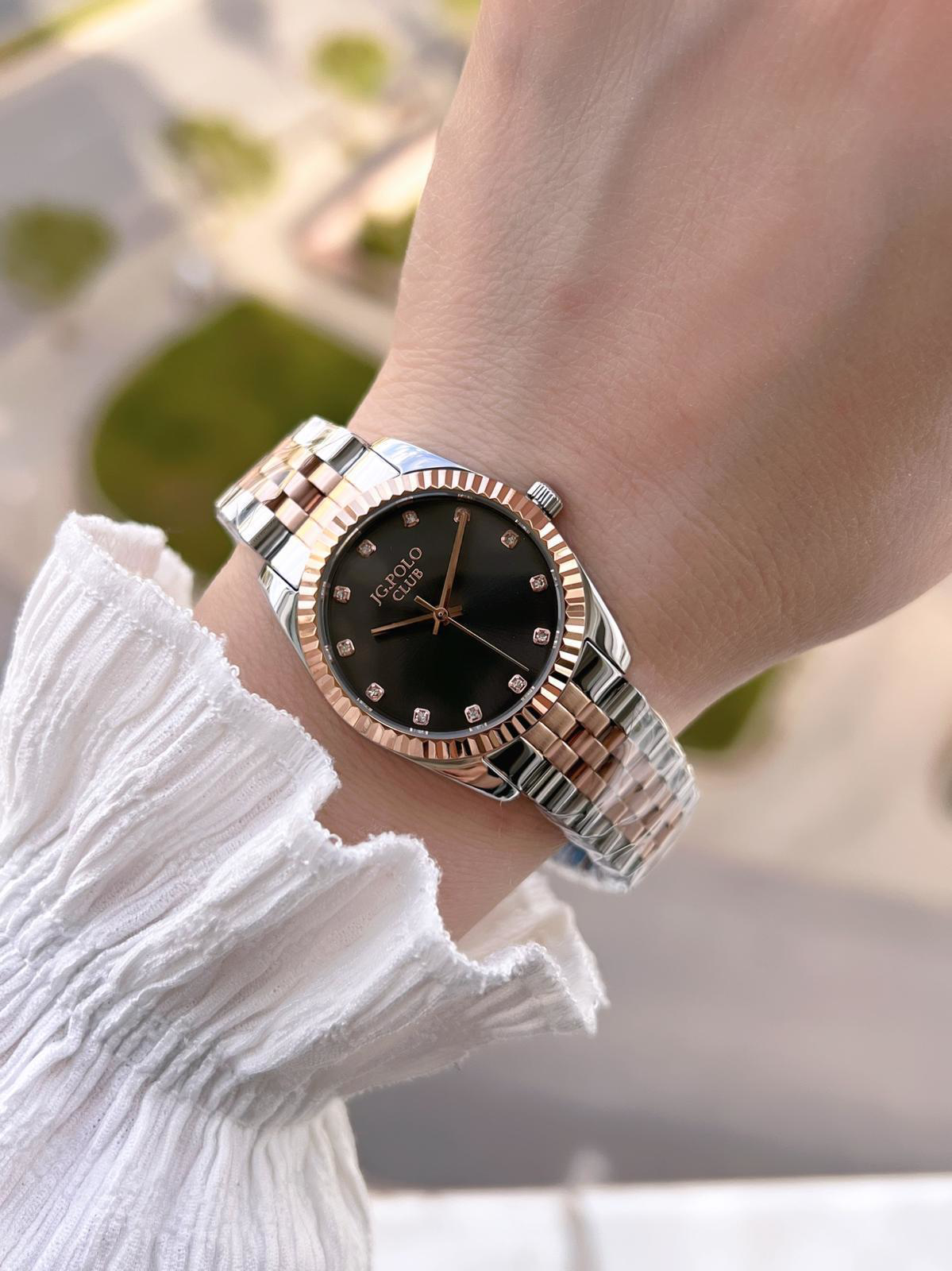 Jg.Polo Club Çelik Kasa & Kordon Kararma Ve Renk Atma Yapmaz Kadı