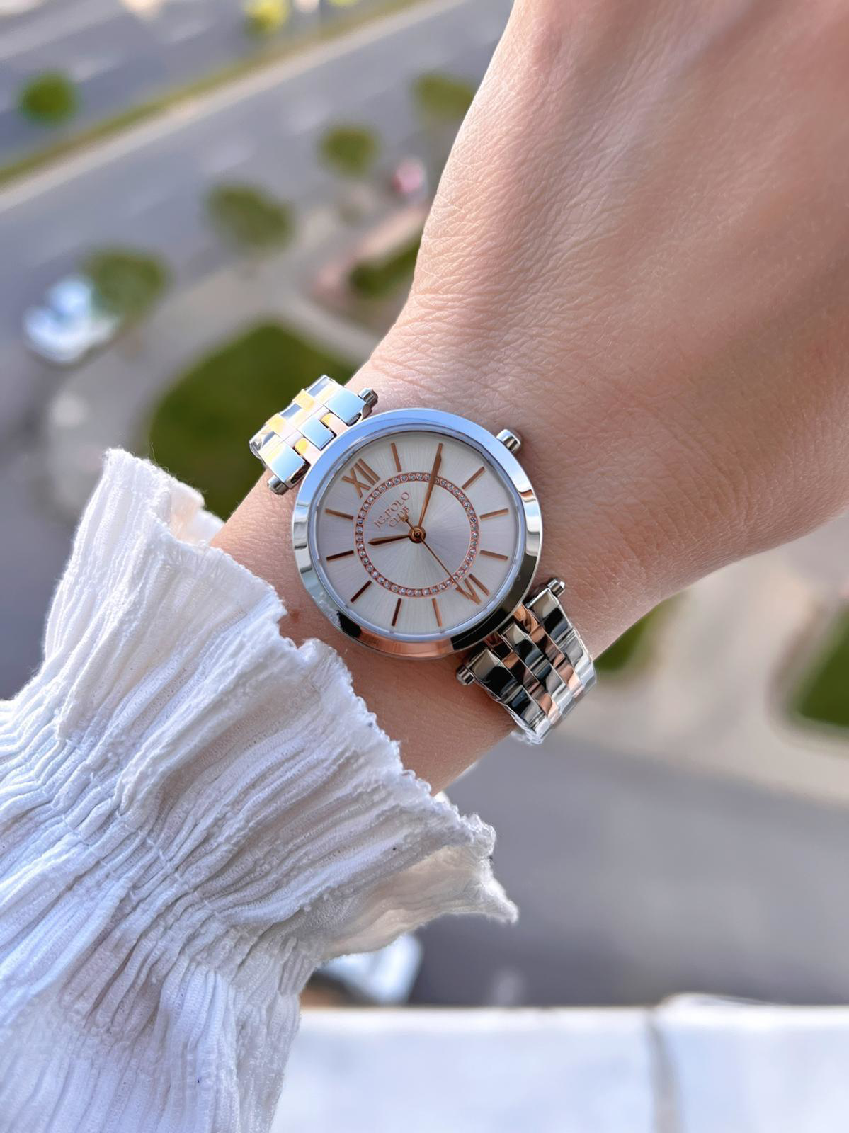 Jg.Polo Club Çelik Kasa & Kordon Kararma Ve Renk Atma Yapmaz Kadı