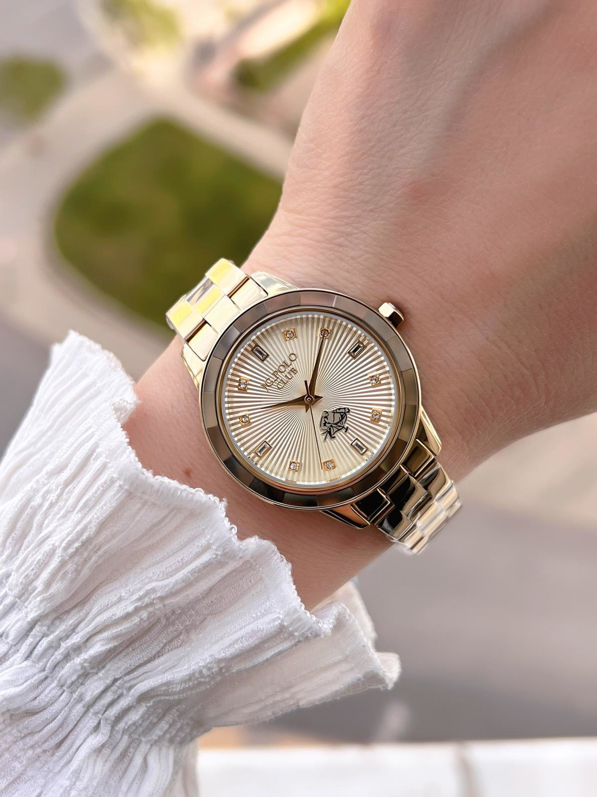 Jg.Polo Club Çelik Kasa & Kordon Kararma Ve Renk Atma Yapmaz Kadı