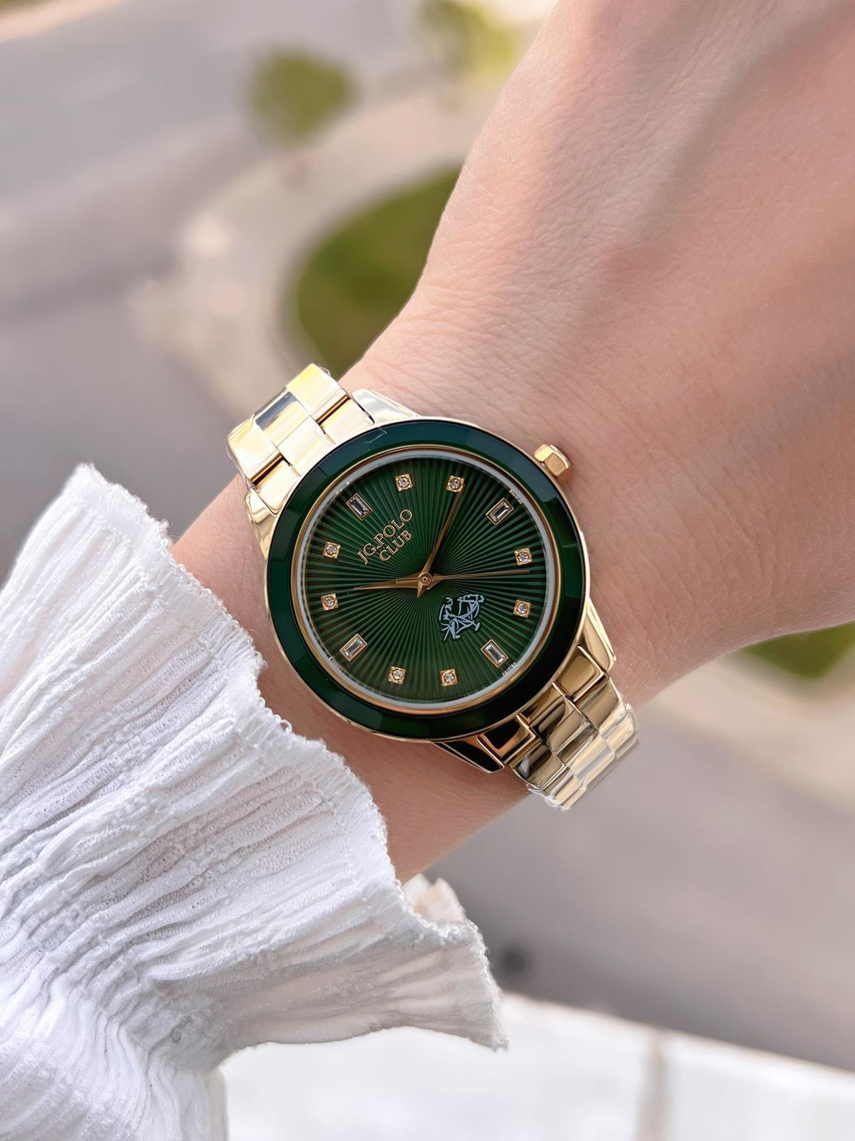 Jg.Polo Club Çelik Kasa & Kordon Kararma Ve Renk Atma Yapmaz Kadı