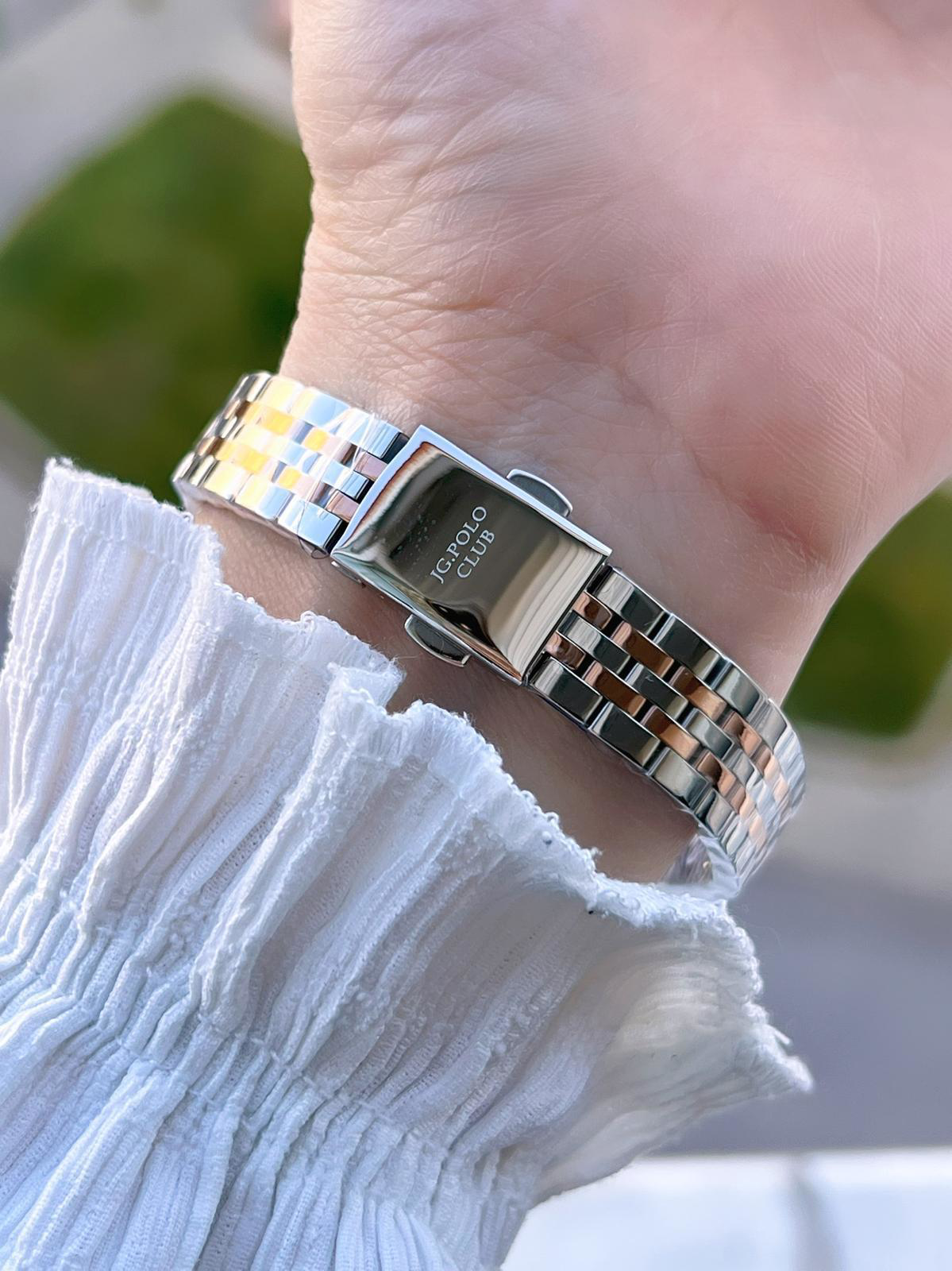 Jg.Polo Club Çelik Kasa & Kordon Kararma Ve Renk Atma Yapmaz Kadı