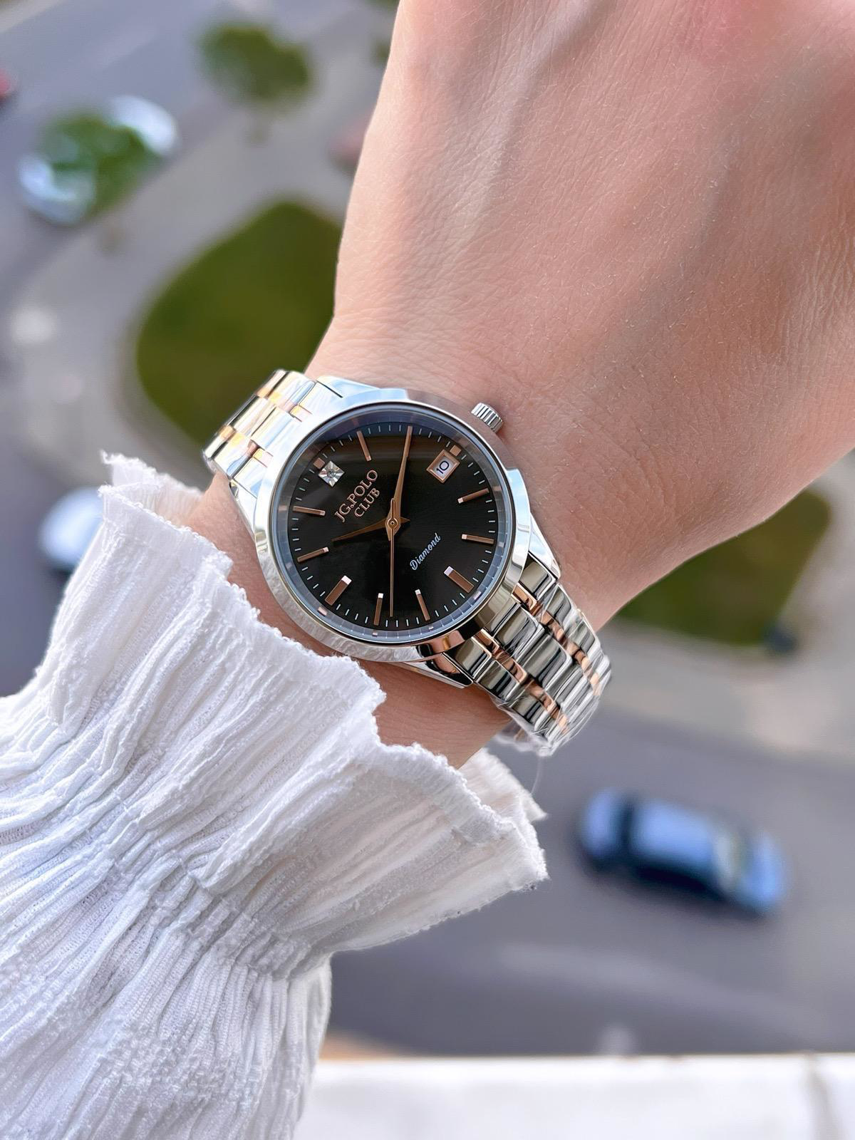 Jg.Polo Club Çelik Kasa & Kordon Kararma Ve Renk Atma Yapmaz Kadı