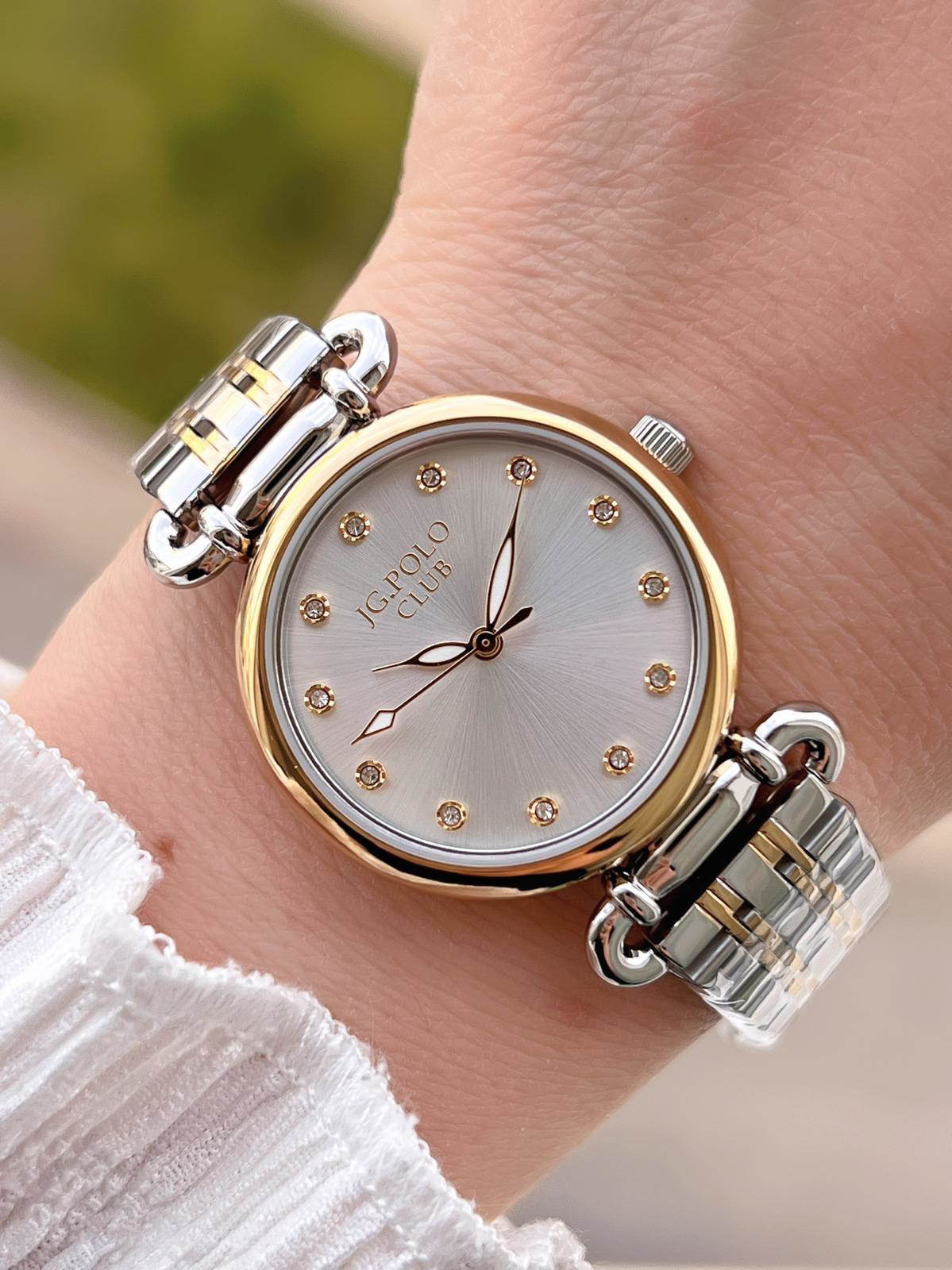 Jg.Polo Club Çelik Kasa & Kordon Kararma Ve Renk Atma Yapmaz Kadı