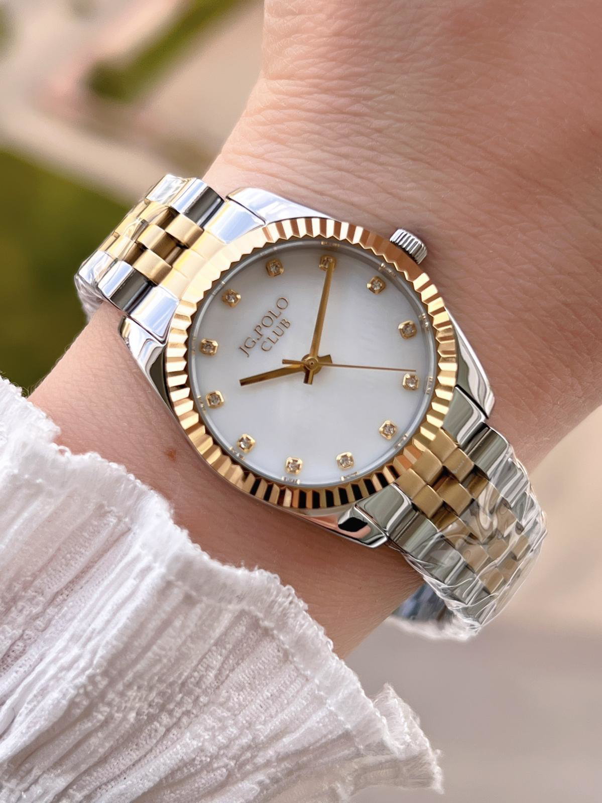 Jg.Polo Club Çelik Kasa & Kordon Kararma Ve Renk Atma Yapmaz Kadı