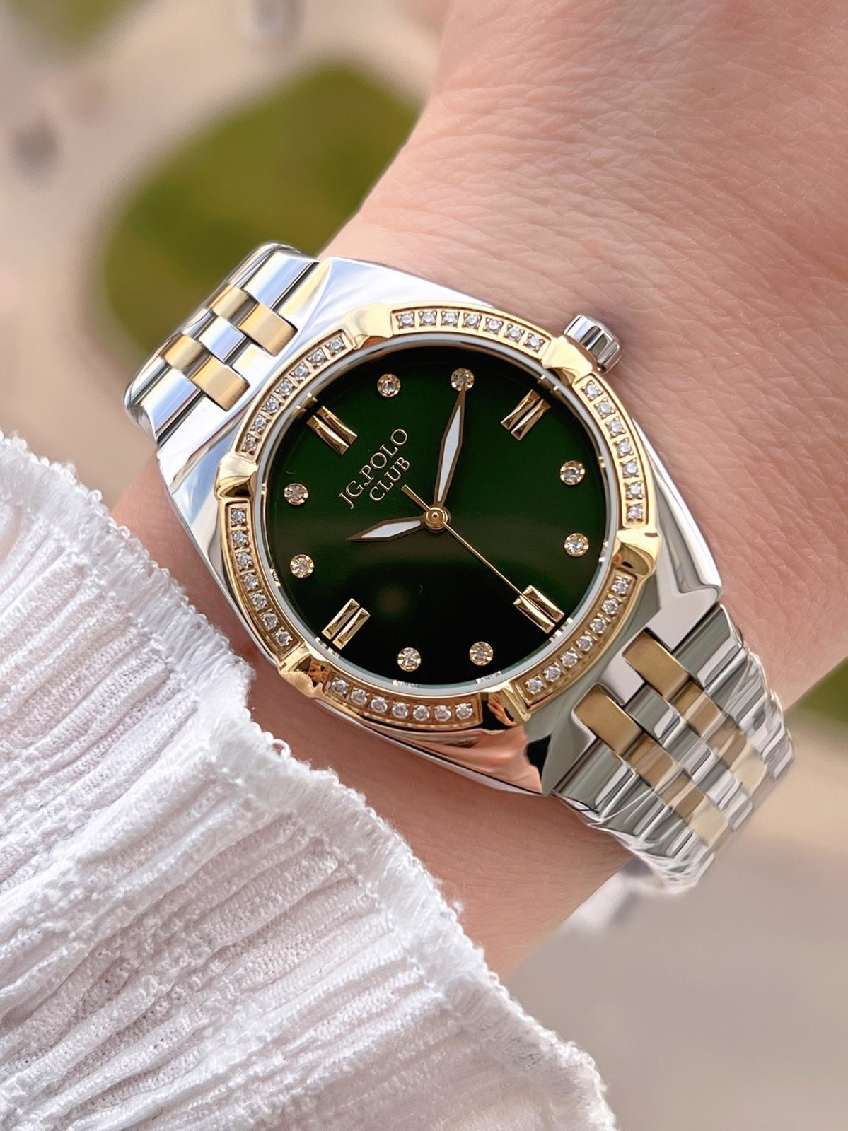 Jg.Polo Club Çelik Kasa & Kordon Kararma Ve Renk Atma Yapmaz Kadı