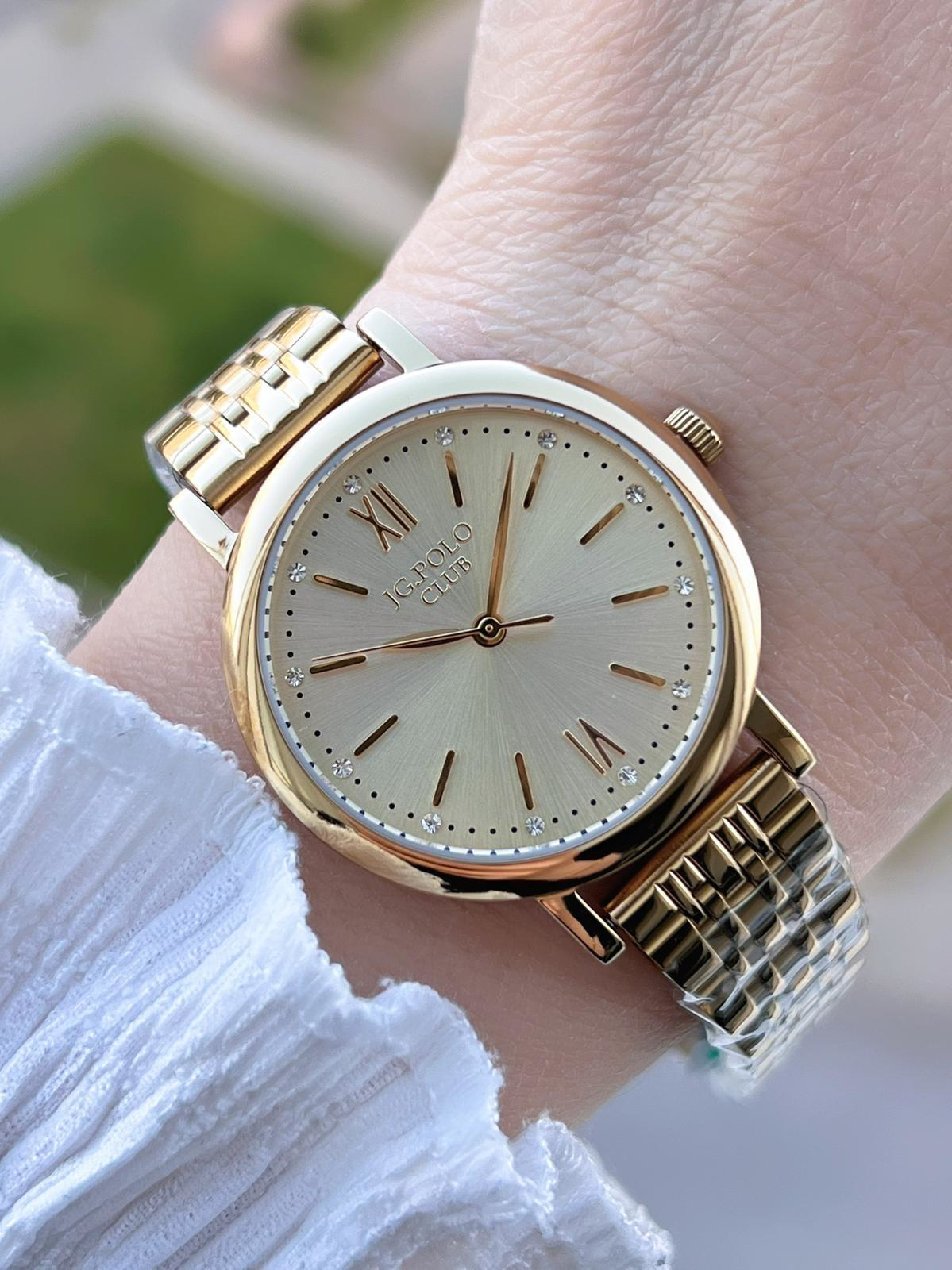 Jg.Polo Club Çelik Kasa & Kordon Kararma Ve Renk Atma Yapmaz Kadı