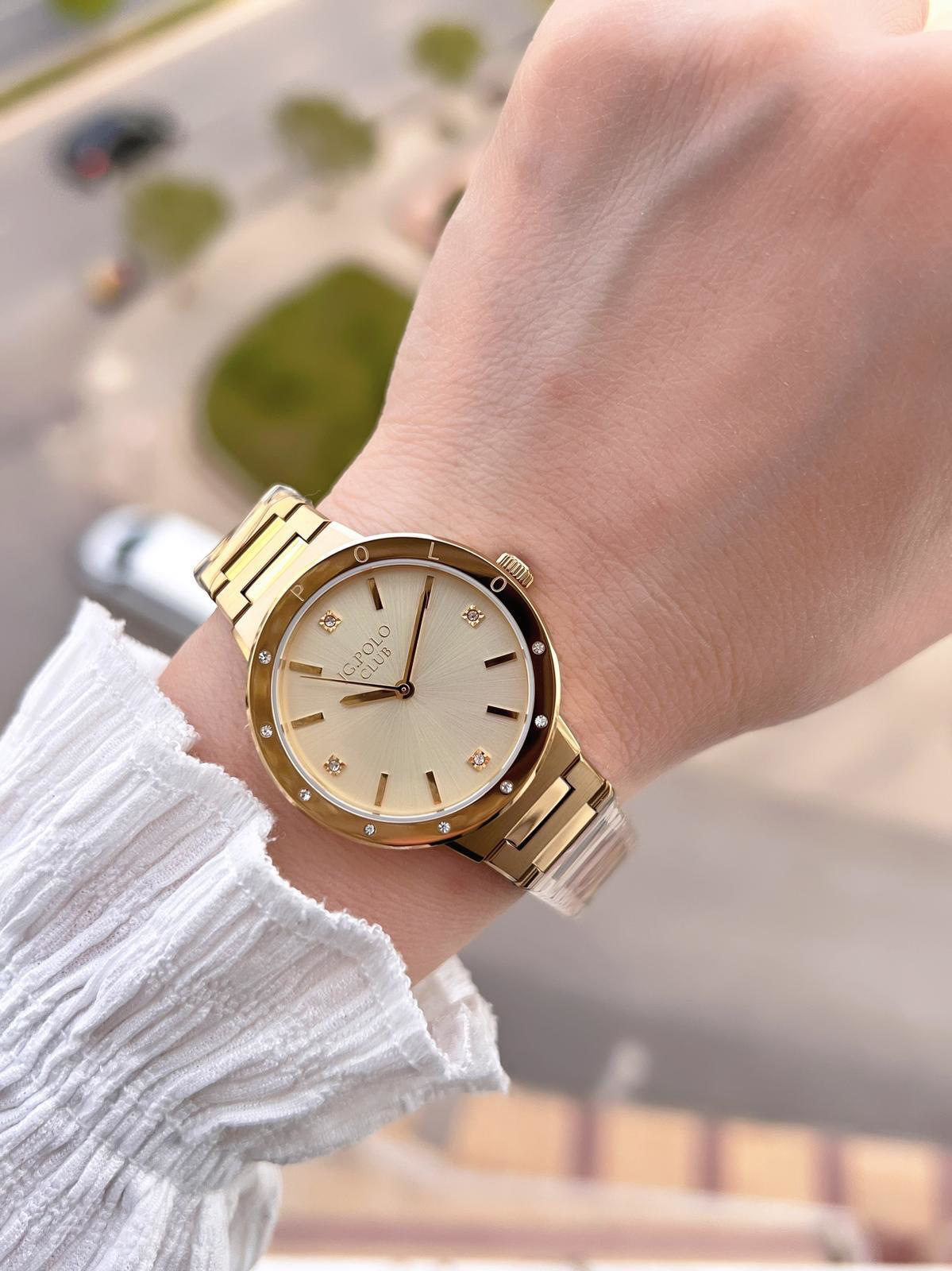 Jg.Polo Club Çelik Kasa & Kordon Kararma Ve Renk Atma Yapmaz Kadı