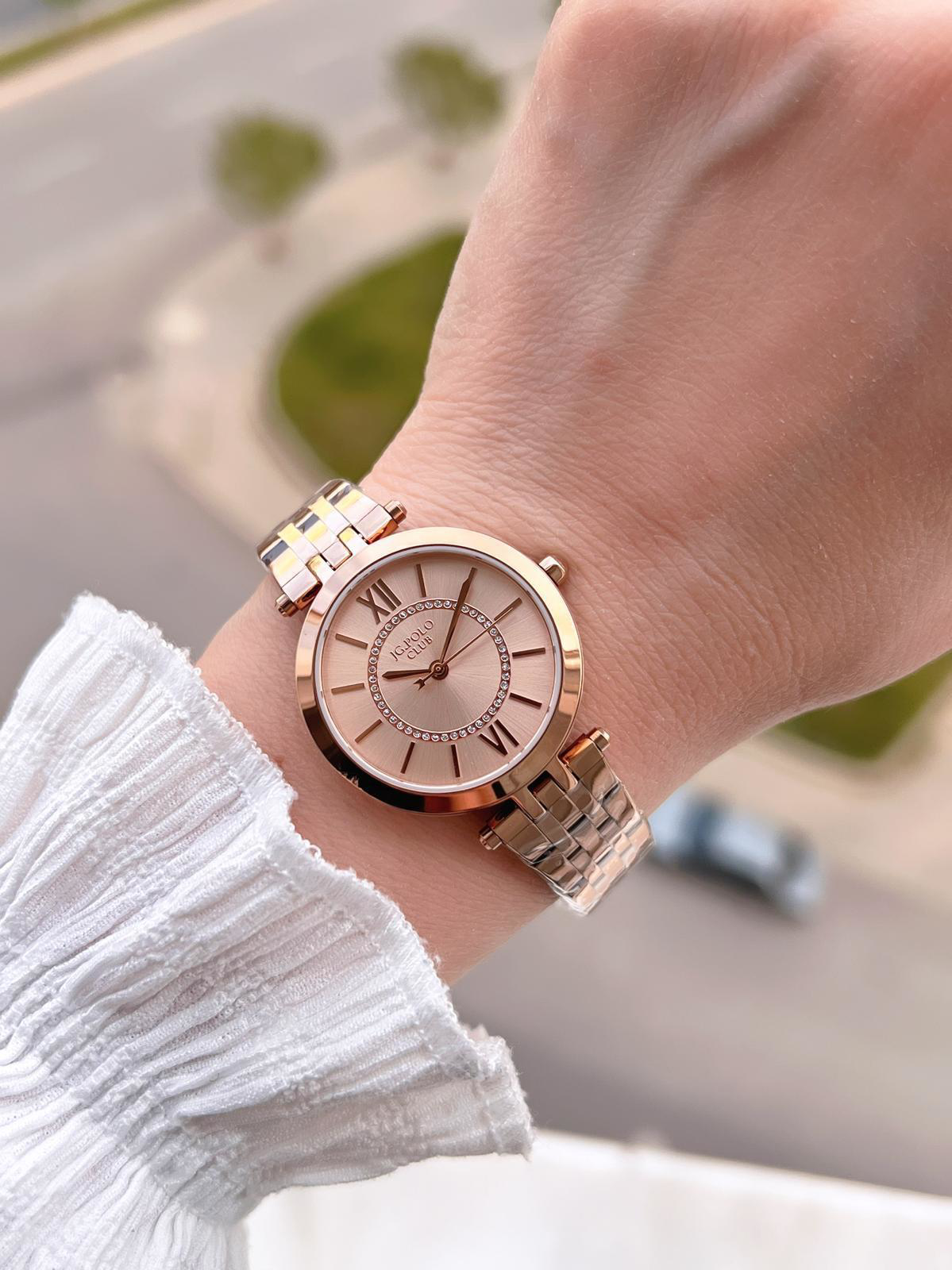 Jg.Polo Club Çelik Kasa & Kordon Kararma Ve Renk Atma Yapmaz Kadı