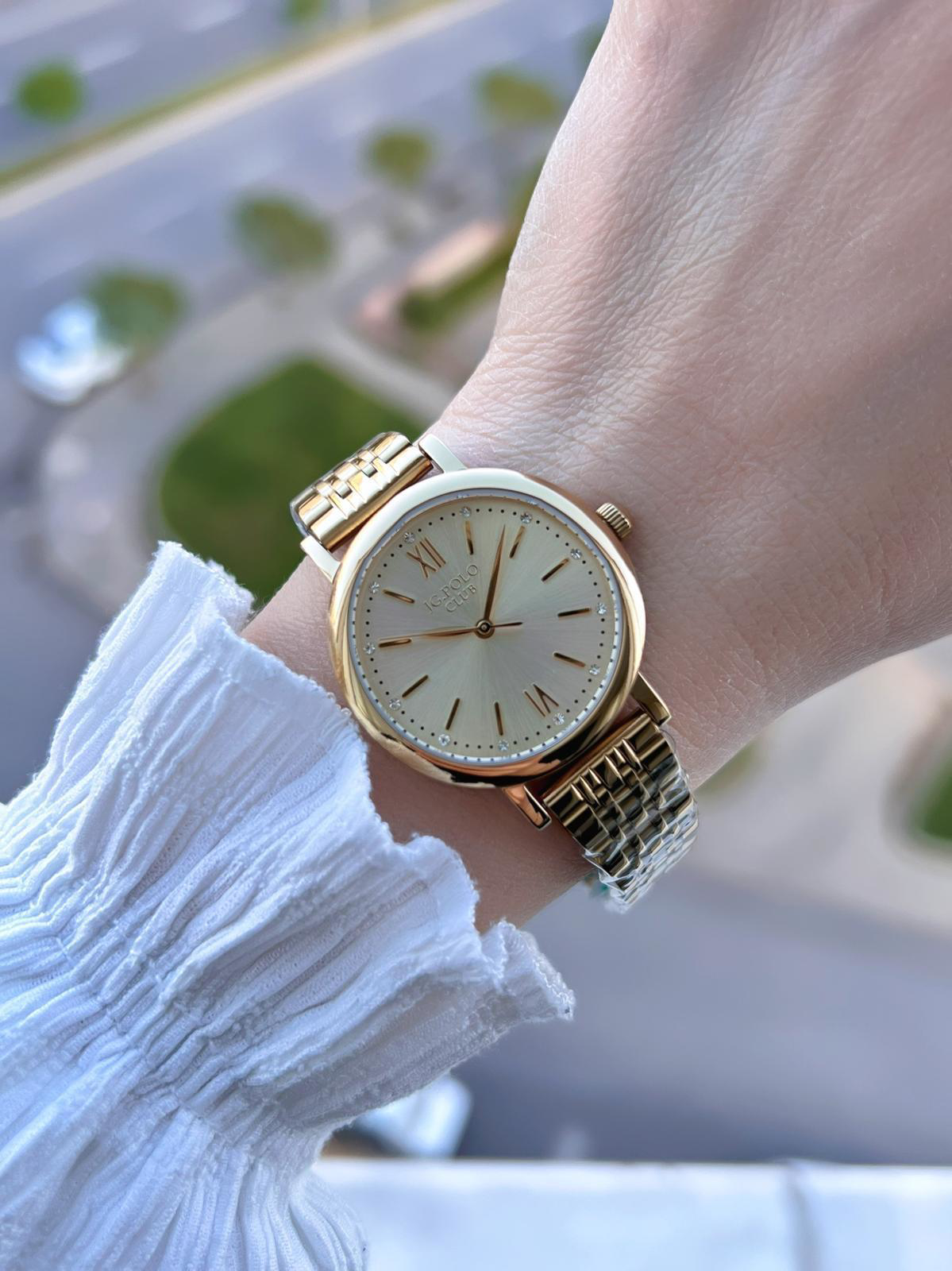 Jg.Polo Club Çelik Kasa & Kordon Kararma Ve Renk Atma Yapmaz Kadı