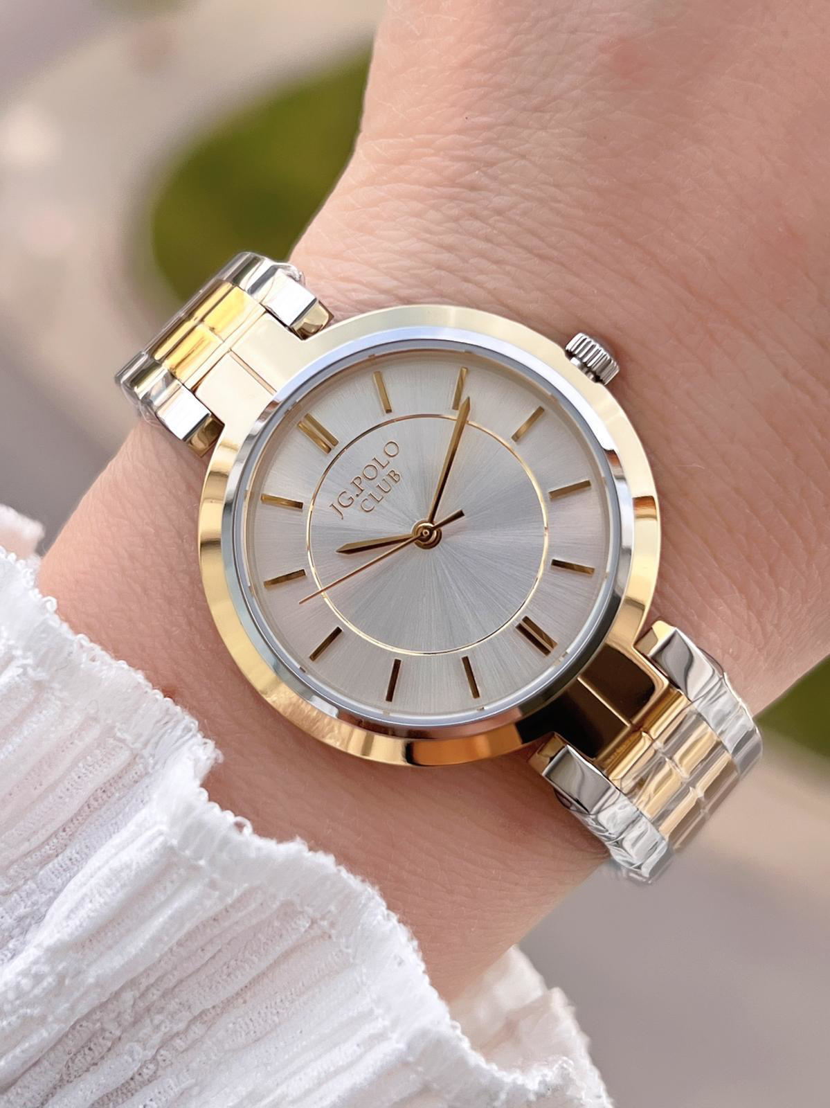 Jg.Polo Club Çelik Kasa & Kordon Kararma Ve Renk Atma Yapmaz Kadı