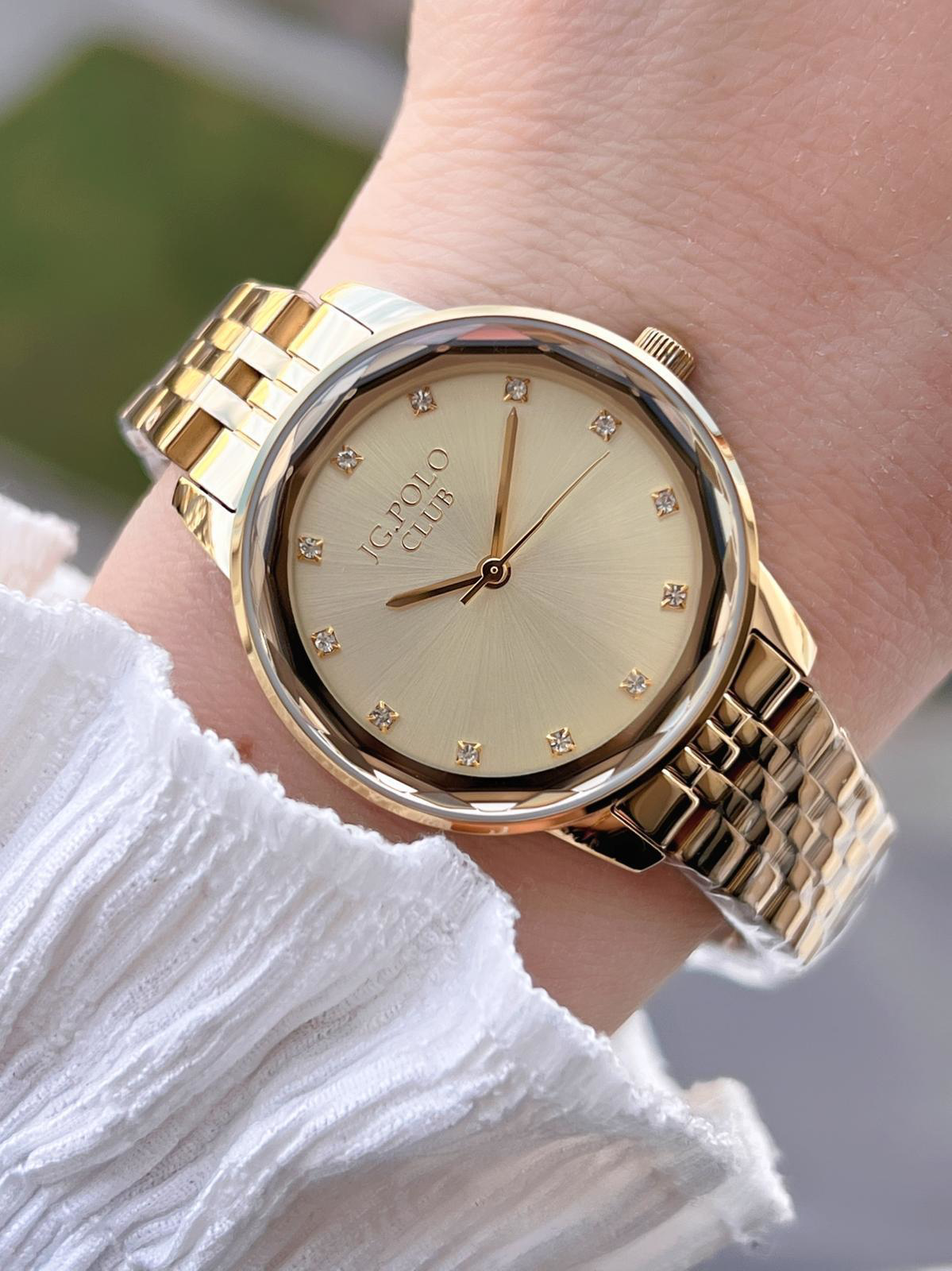 Jg.Polo Club Çelik Kasa & Kordon Kararma Ve Renk Atma Yapmaz Kadı