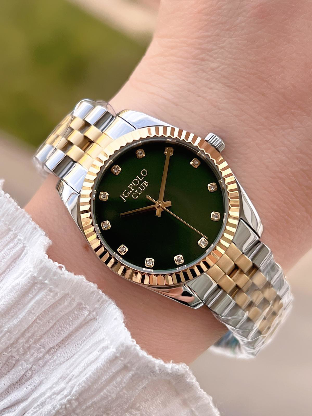 Jg.Polo Club Çelik Kasa & Kordon Kararma Ve Renk Atma Yapmaz Kadı