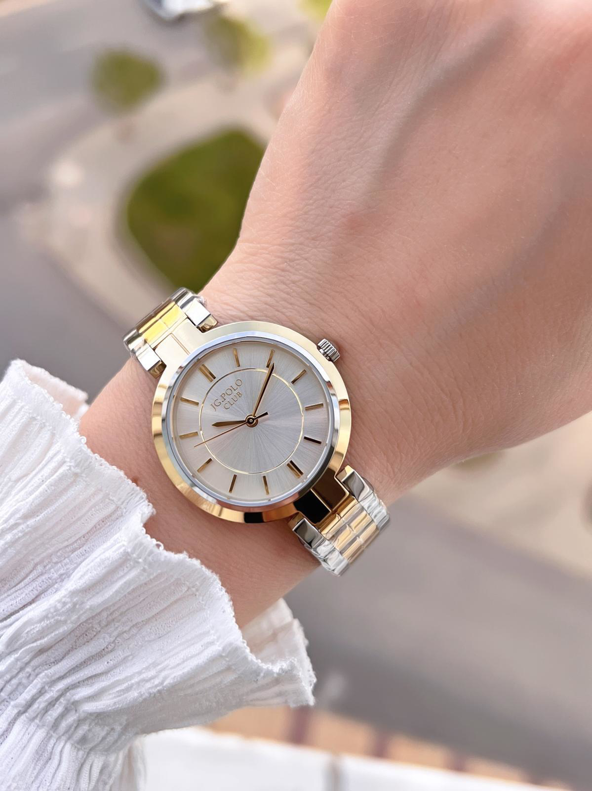 Jg.Polo Club Çelik Kasa & Kordon Kararma Ve Renk Atma Yapmaz Kadı