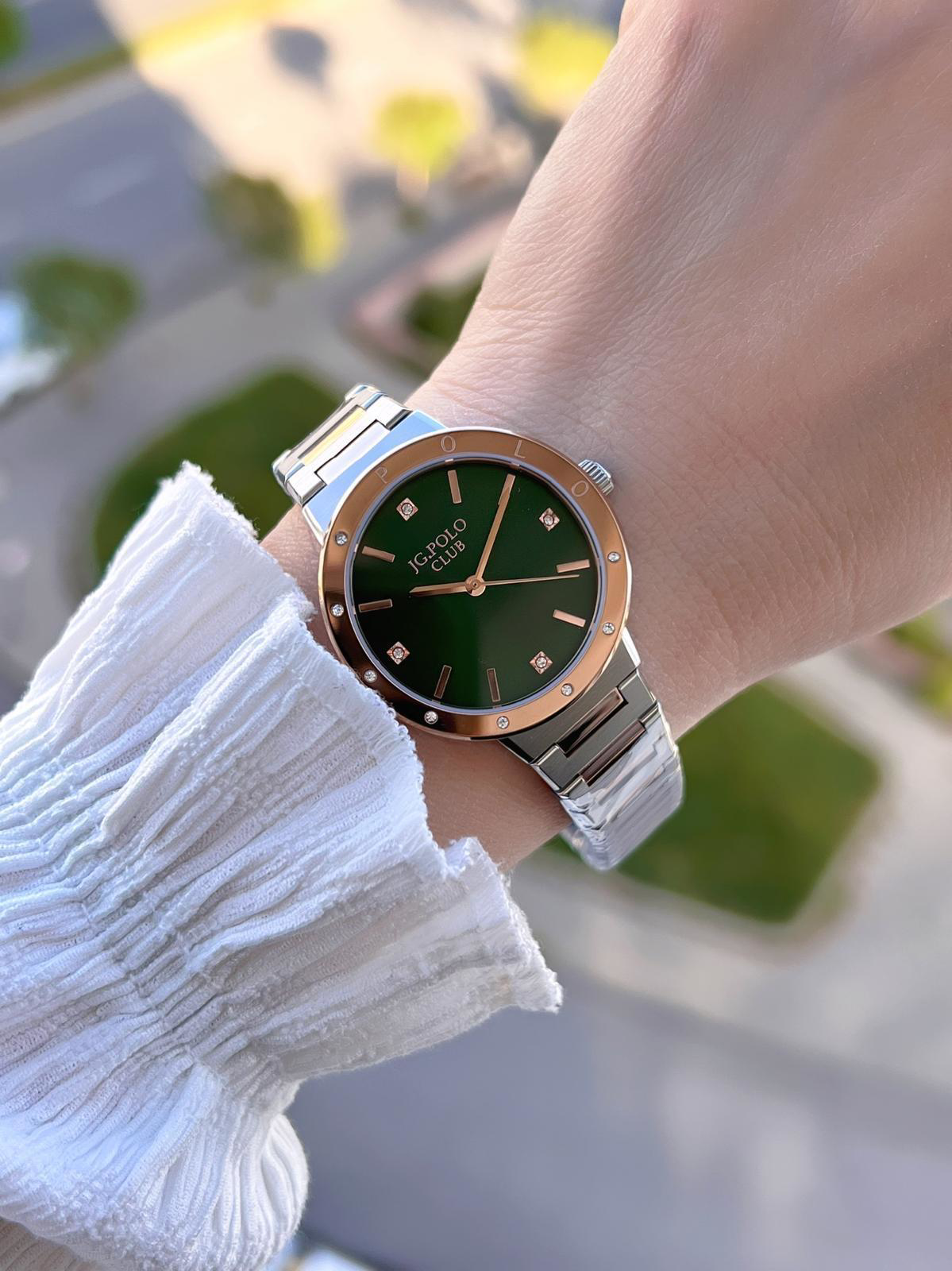 Jg.Polo Club Çelik Kasa & Kordon Kararma Ve Renk Atma Yapmaz Kadı