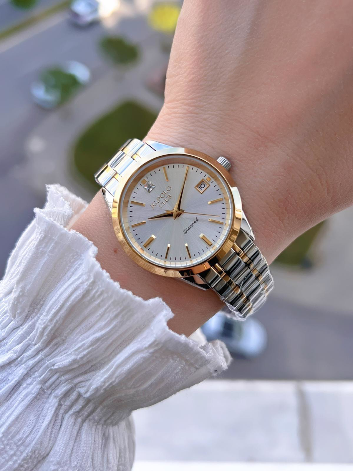 Jg.Polo Club Çelik Kasa & Kordon Kararma Ve Renk Atma Yapmaz Kadı