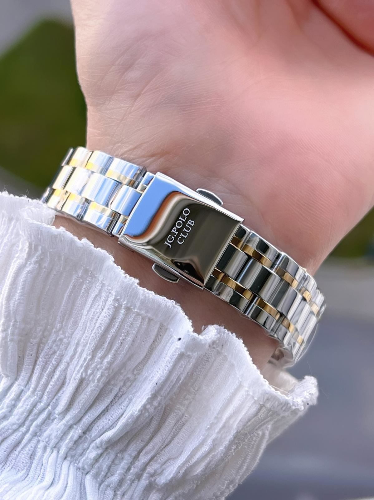 Jg.Polo Club Çelik Kasa & Kordon Kararma Ve Renk Atma Yapmaz Kadı